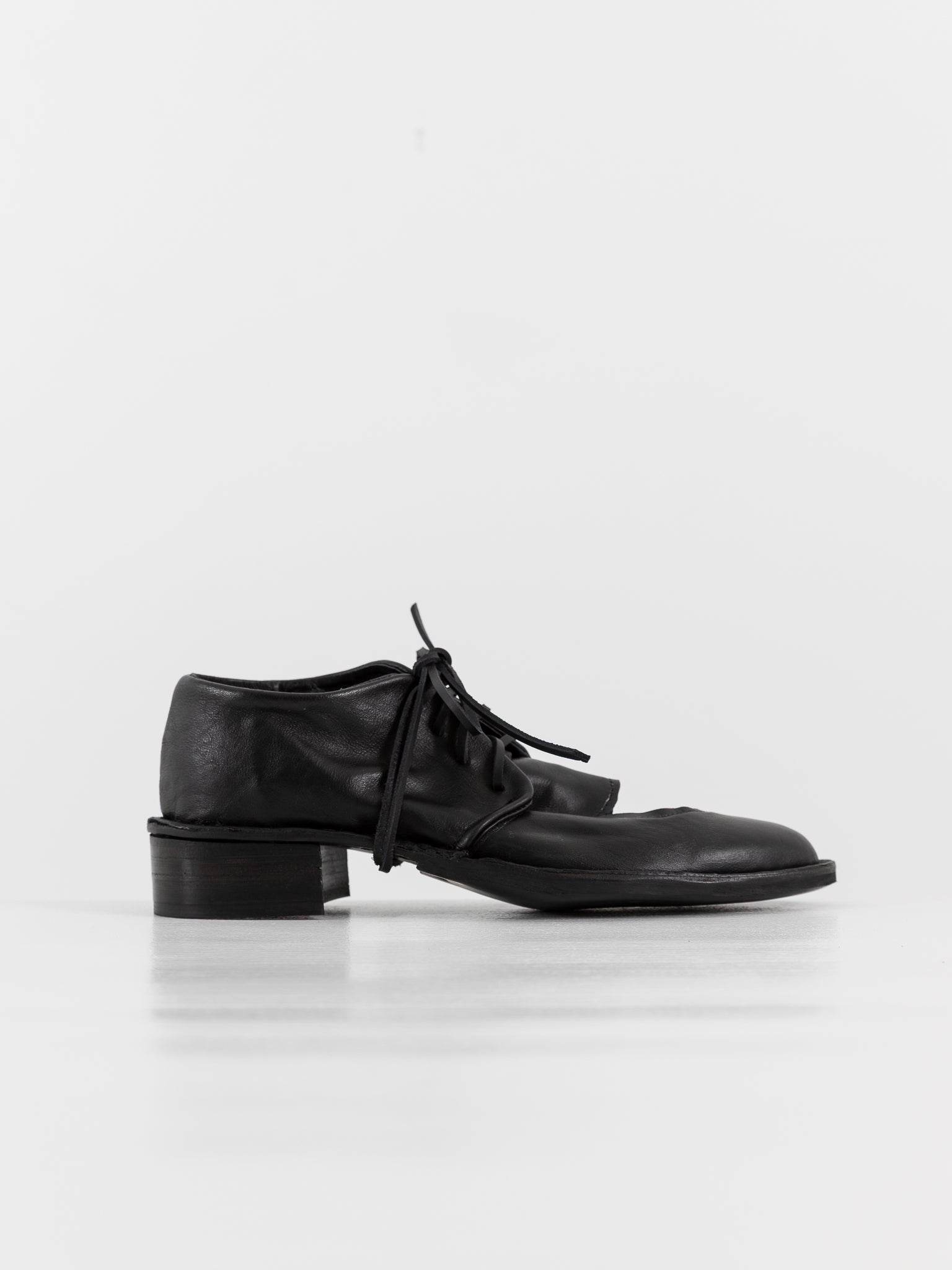 Atelier Inscrire Open Vampe Shoe in Black - ATELIER INSCRIRE at Worthwhile - shop SHOES