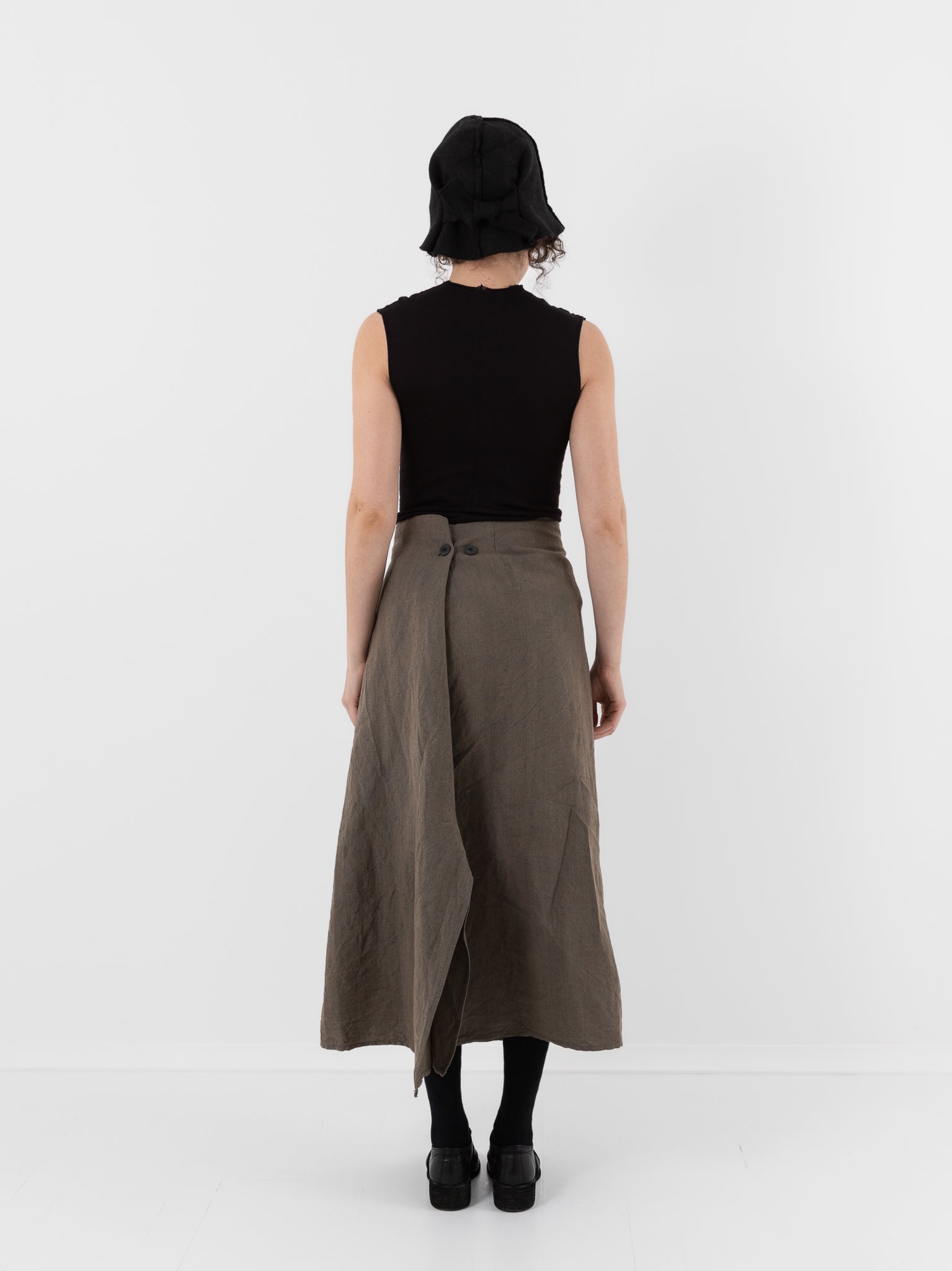 Atelier Suppan Skirt 38 in Hand Dye/Green - ATELIER SUPPAN at Worthwhile - shop SKIRT