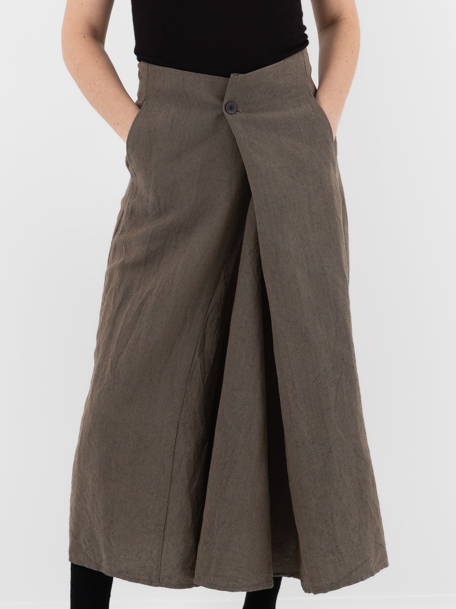 Atelier Suppan Skirt 38 in Hand Dye/Green - ATELIER SUPPAN at Worthwhile - shop SKIRT