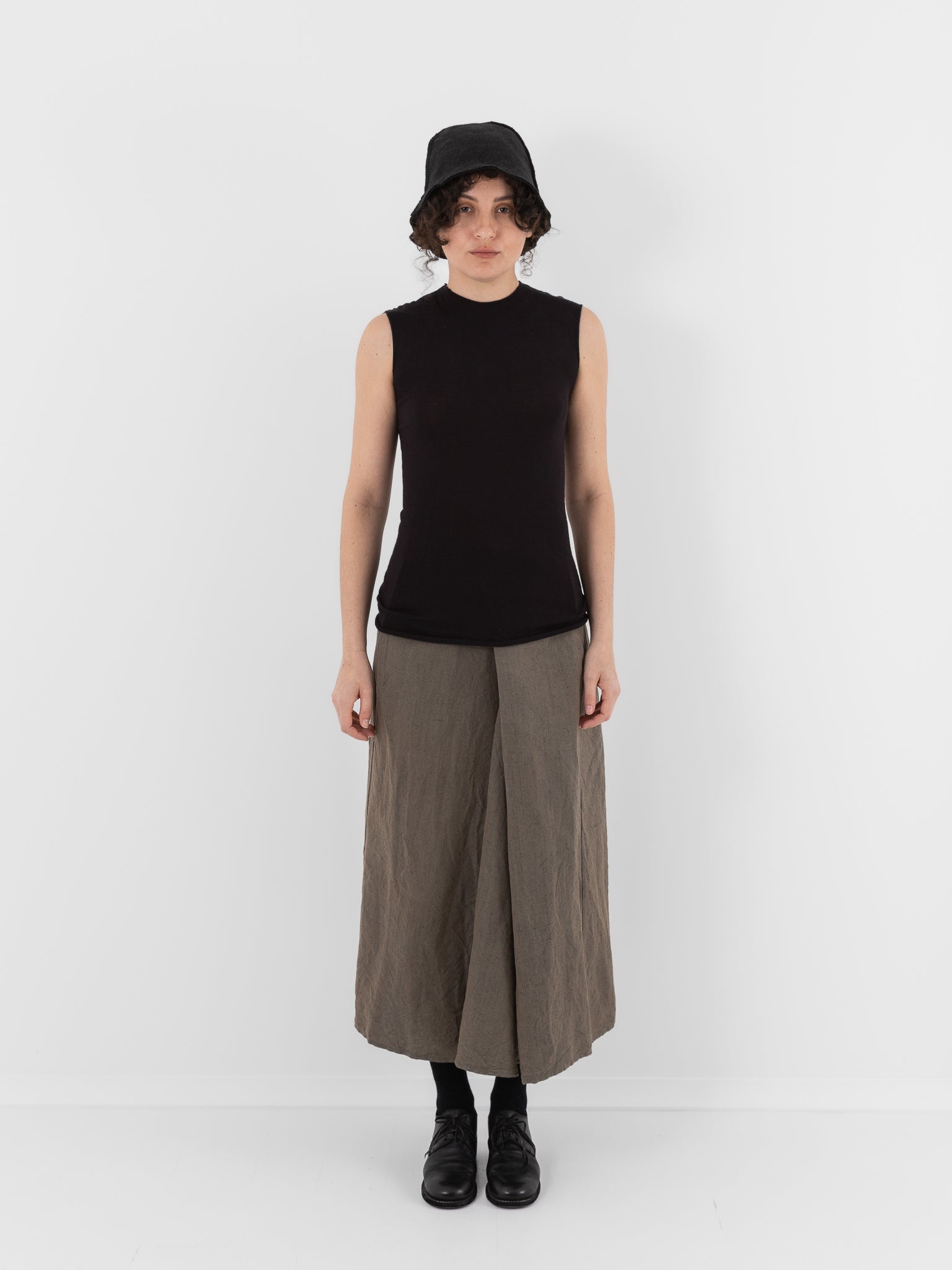 Atelier Suppan Sleeveless Tee 56 in Hand Dye - ATELIER SUPPAN at Worthwhile - shop TOP