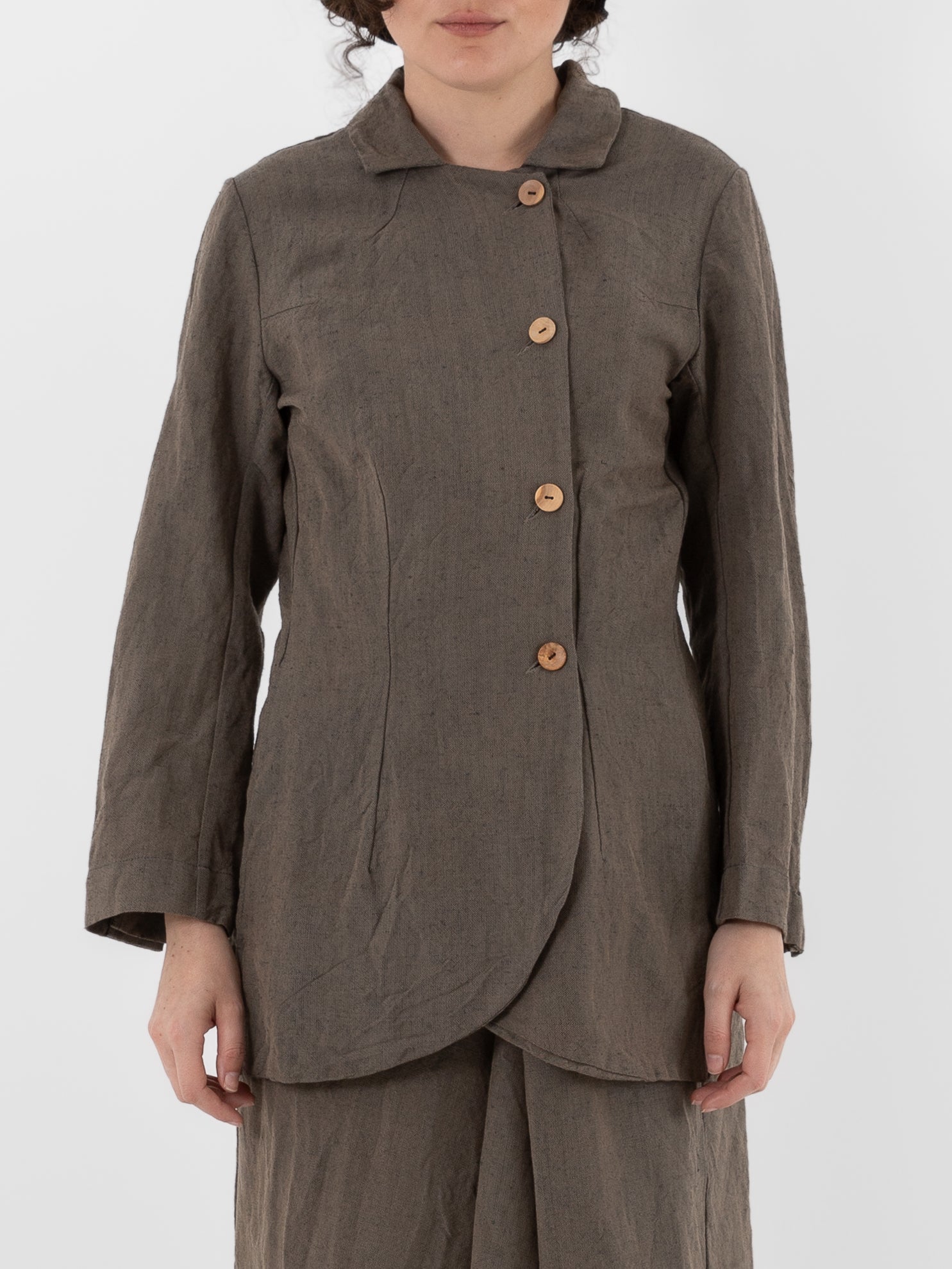 Atelier Suppan Light Jacket 32 in Hand Dye/Green - ATELIER SUPPAN at Worthwhile - shop JACKET