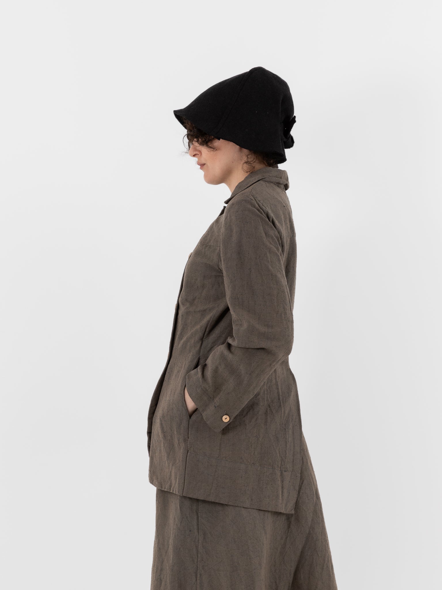 Atelier Suppan Light Jacket 32 in Hand Dye/Green - ATELIER SUPPAN at Worthwhile - shop JACKET