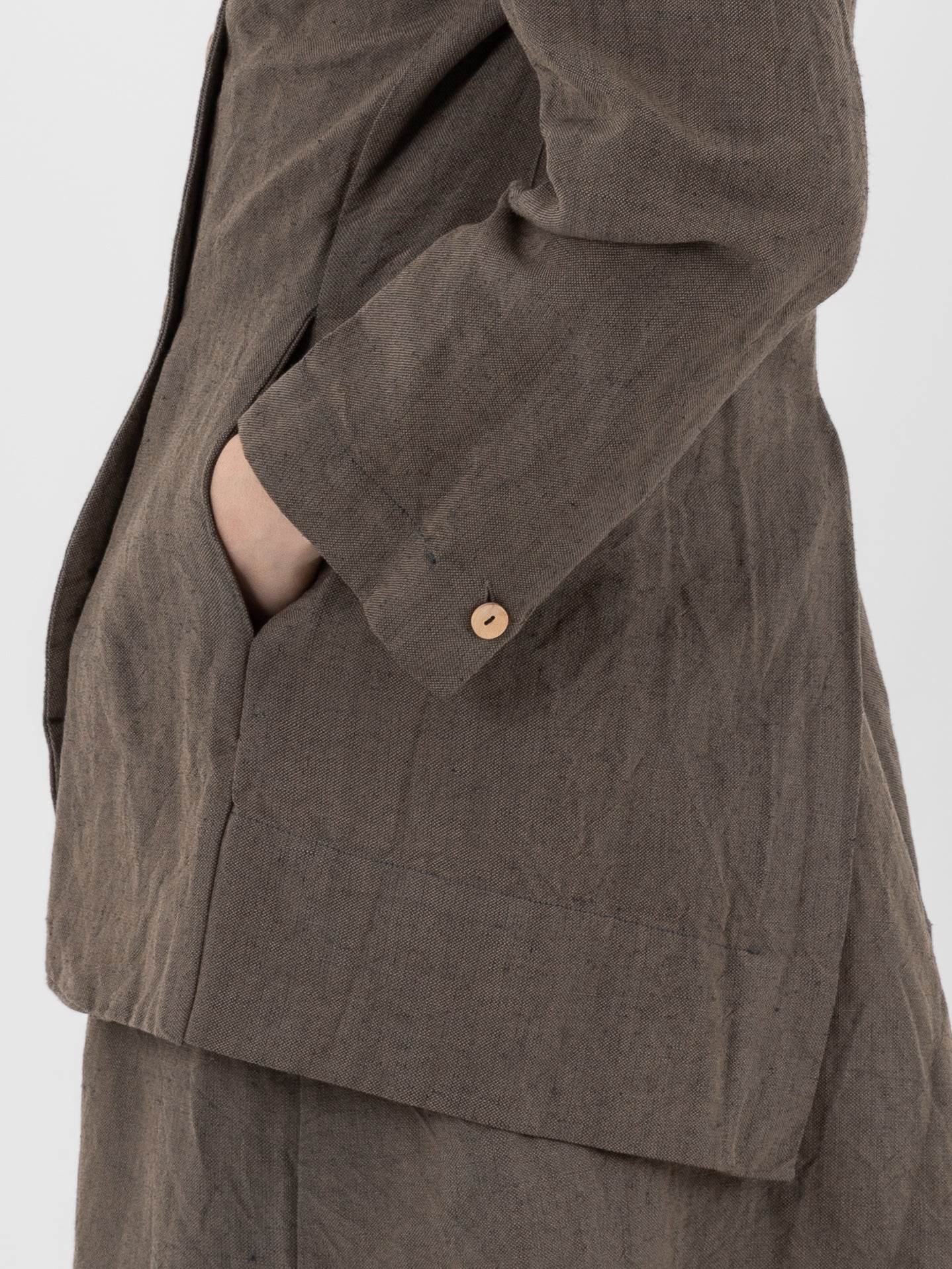 Atelier Suppan Light Jacket 32 in Hand Dye/Green - ATELIER SUPPAN at Worthwhile - shop JACKET