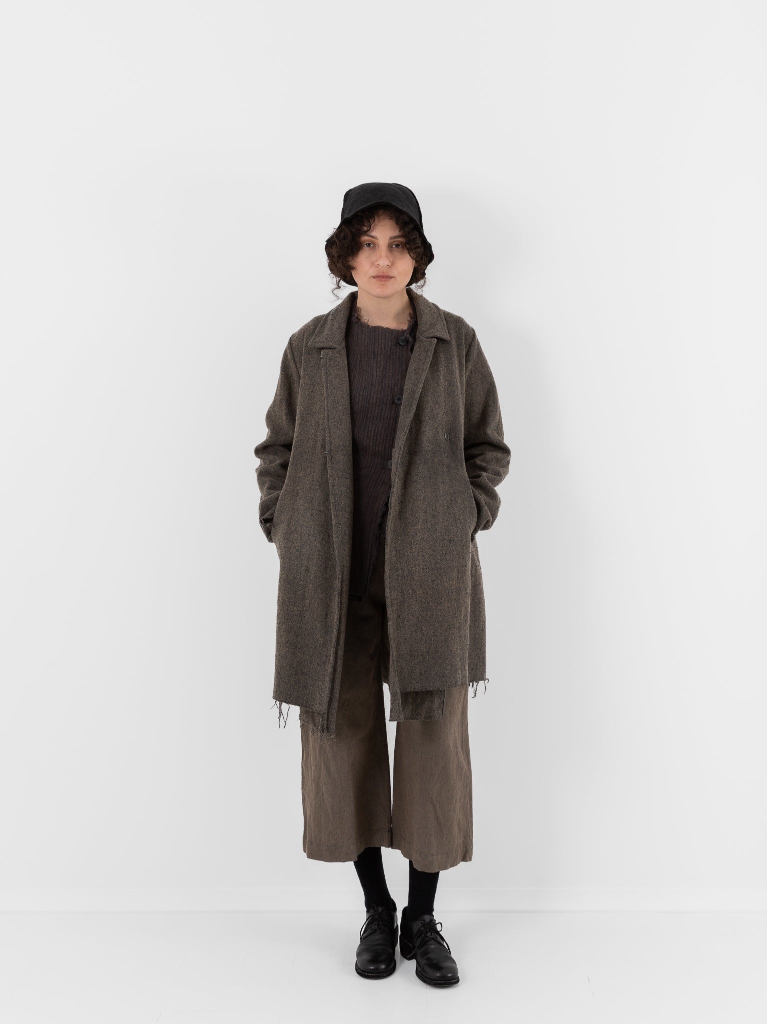 Atelier Suppan Short Coat 28 in Hand Dye/Green - ATELIER SUPPAN at Worthwhile - shop COAT