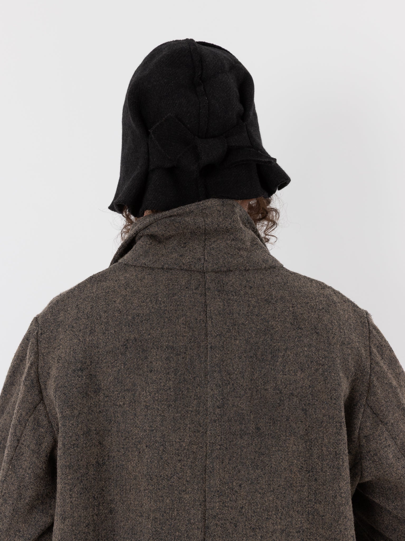 Atelier Suppan Short Coat 28 in Hand Dye/Green - ATELIER SUPPAN at Worthwhile - shop COAT