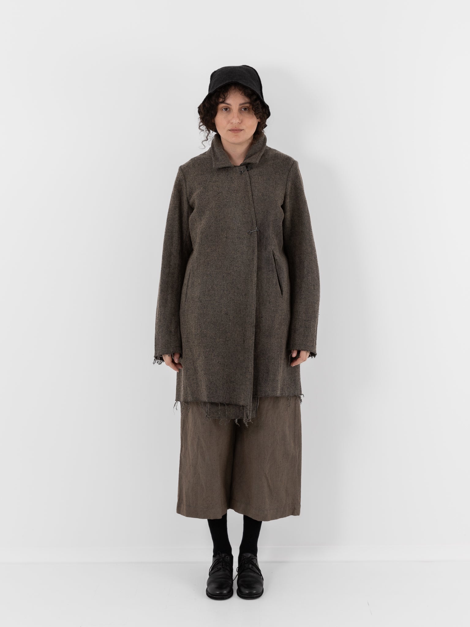 Atelier Suppan Short Coat 28 in Hand Dye/Green - ATELIER SUPPAN at Worthwhile - shop COAT