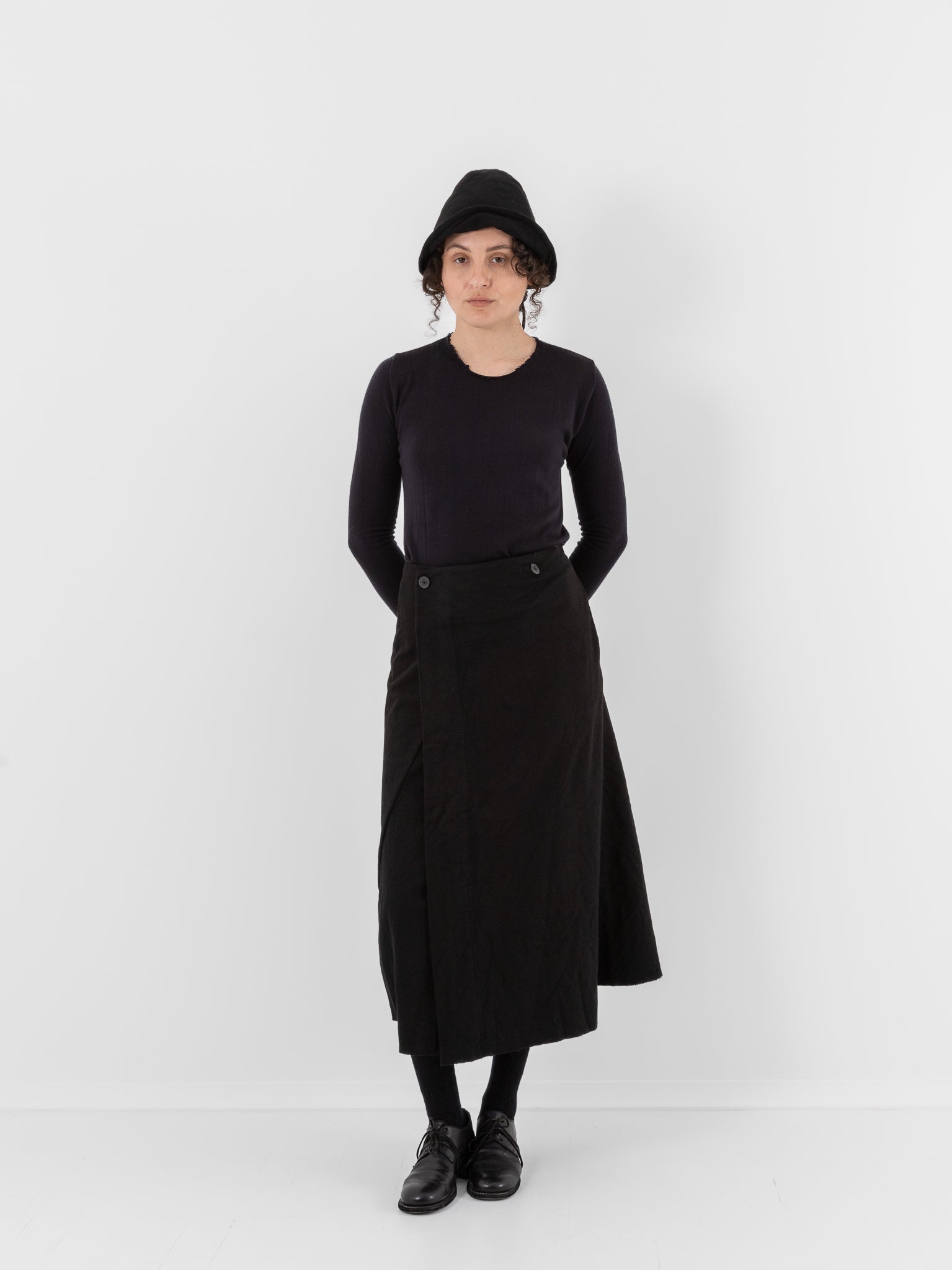 Atelier Suppan Loden Skirt 40 in Black - ATELIER SUPPAN at Worthwhile - shop SKIRT