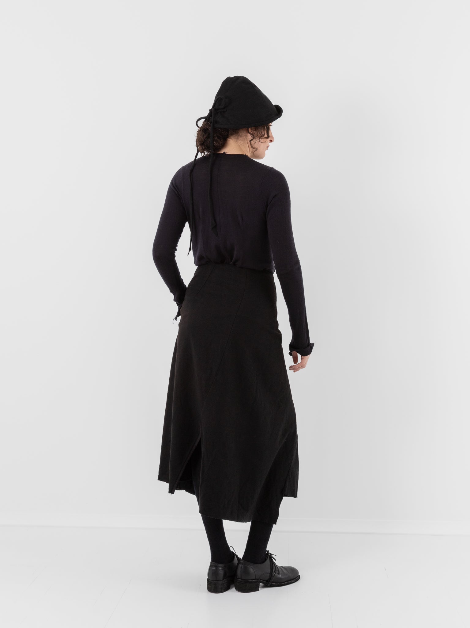 Atelier Suppan Loden Skirt 40 in Black - ATELIER SUPPAN at Worthwhile - shop SKIRT