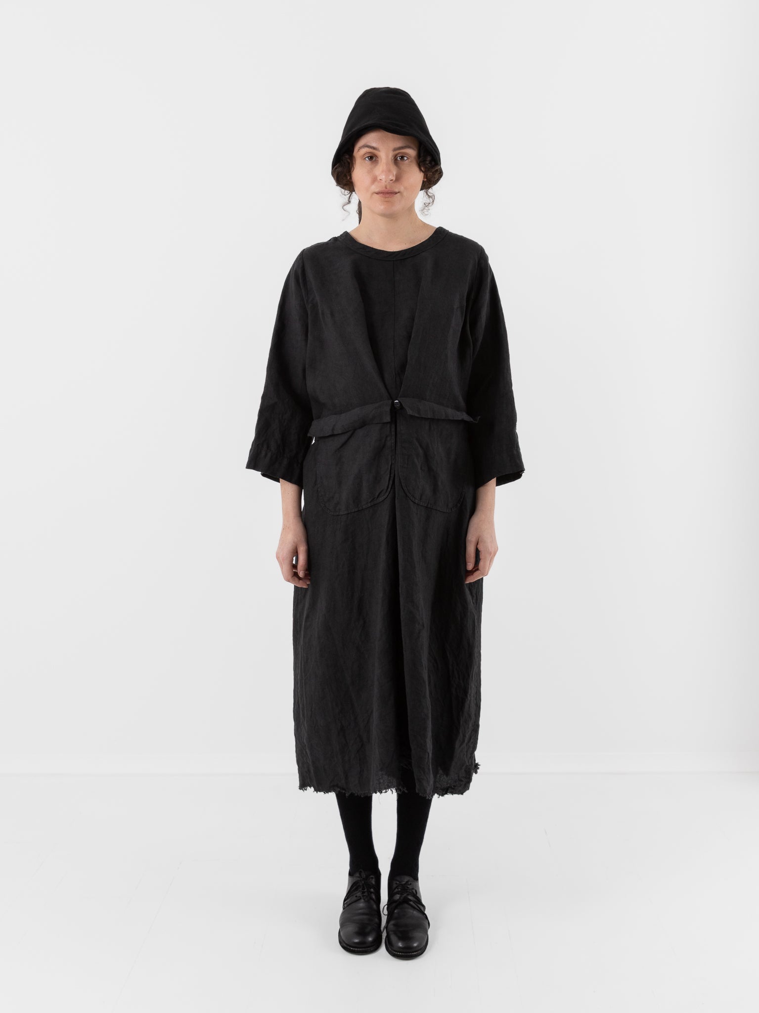 Atelier Suppan Dress 35 in Hand Dye/Dark - ATELIER SUPPAN at Worthwhile - shop DRESS