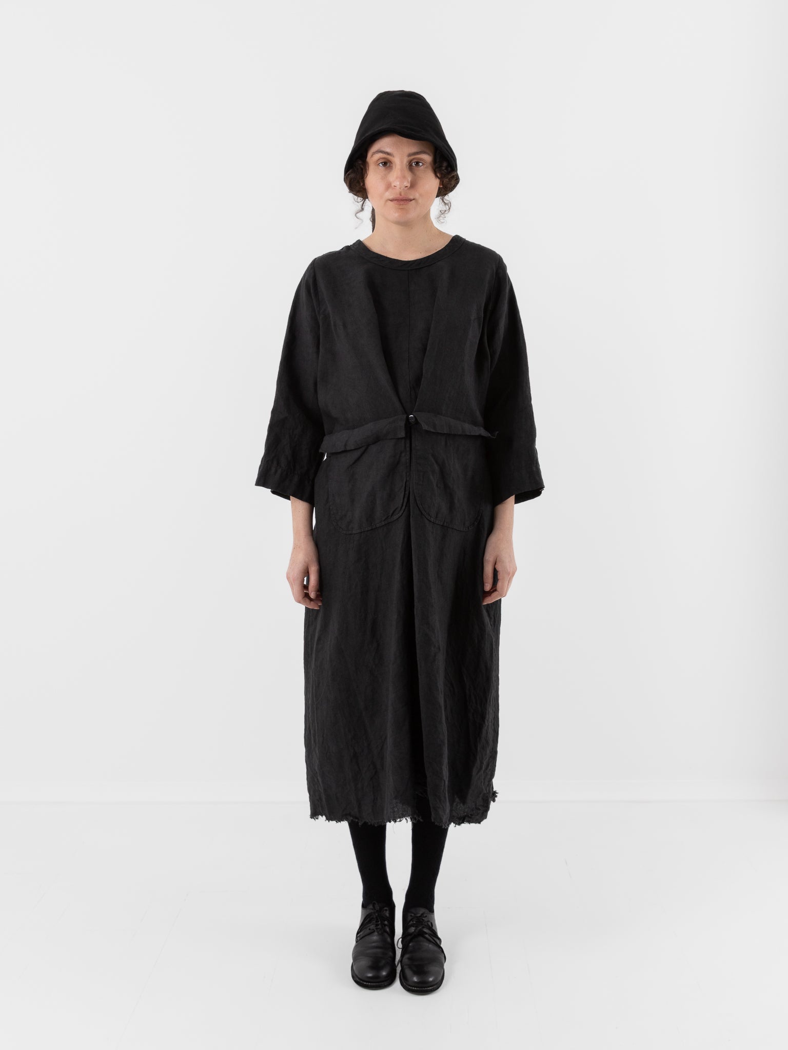 Atelier Suppan Dress 35 in Hand Dye/Dark - ATELIER SUPPAN at Worthwhile - shop DRESS