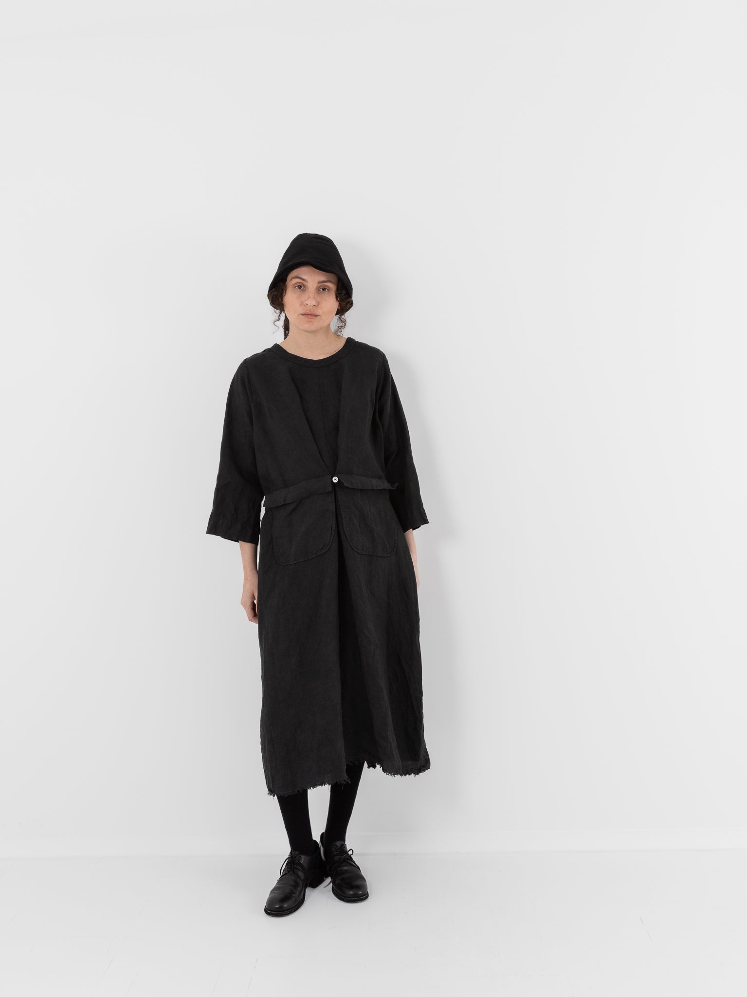 Atelier Suppan Dress 35 in Hand Dye/Dark - ATELIER SUPPAN at Worthwhile - shop DRESS