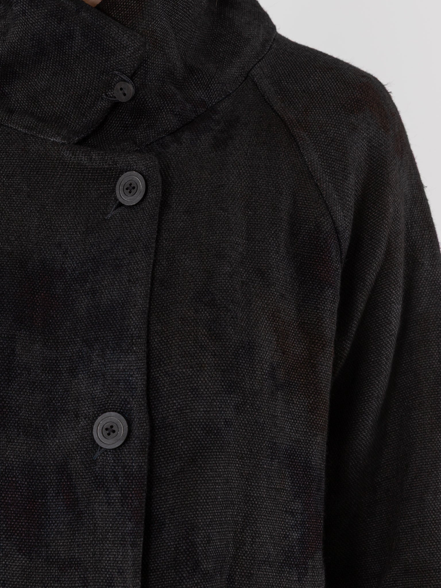 Atelier Suppan Raglan Jacket 29 in Hand Dye/Dark - ATELIER SUPPAN at Worthwhile - shop JACKET