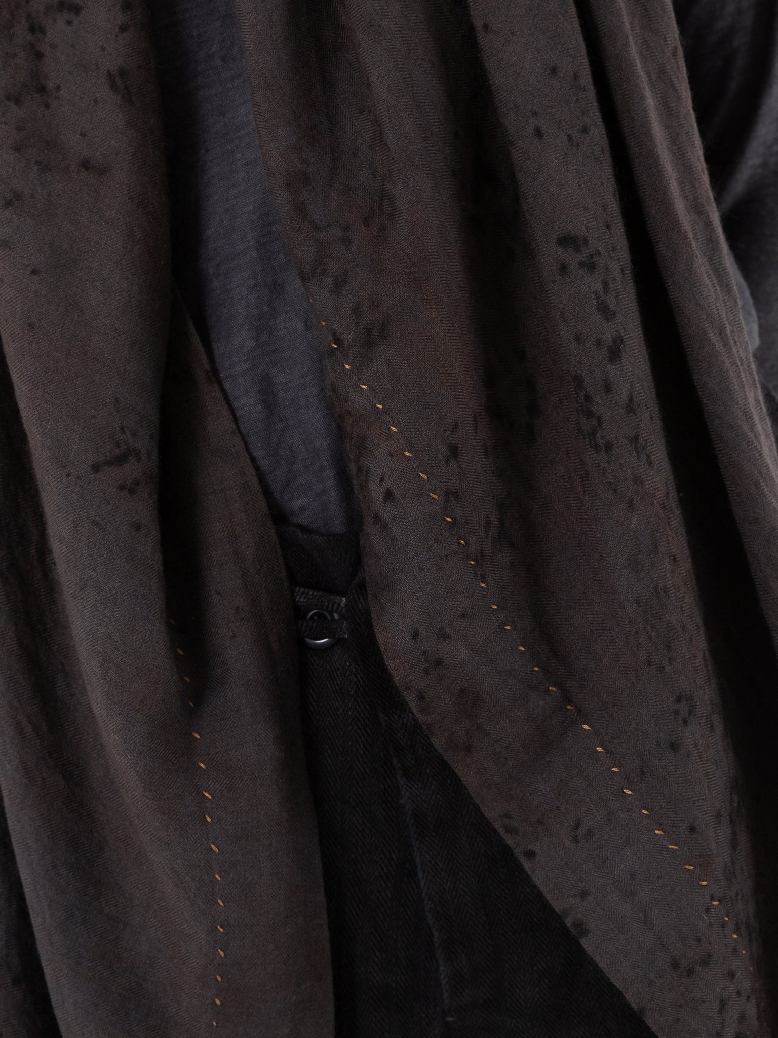 Atelier Suppan Hand Stitched Scarf 60 in Hand Dye - ATELIER SUPPAN at Worthwhile - shop SCARF