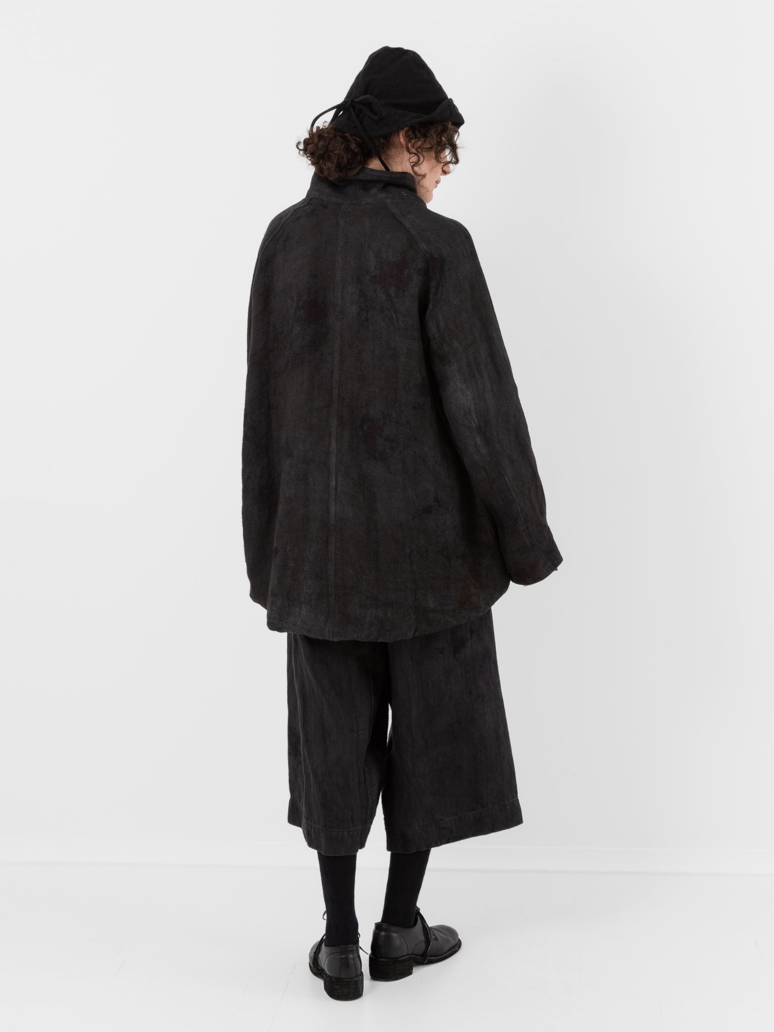 Atelier Suppan Raglan Jacket 29 in Hand Dye/Dark - ATELIER SUPPAN at Worthwhile - shop JACKET
