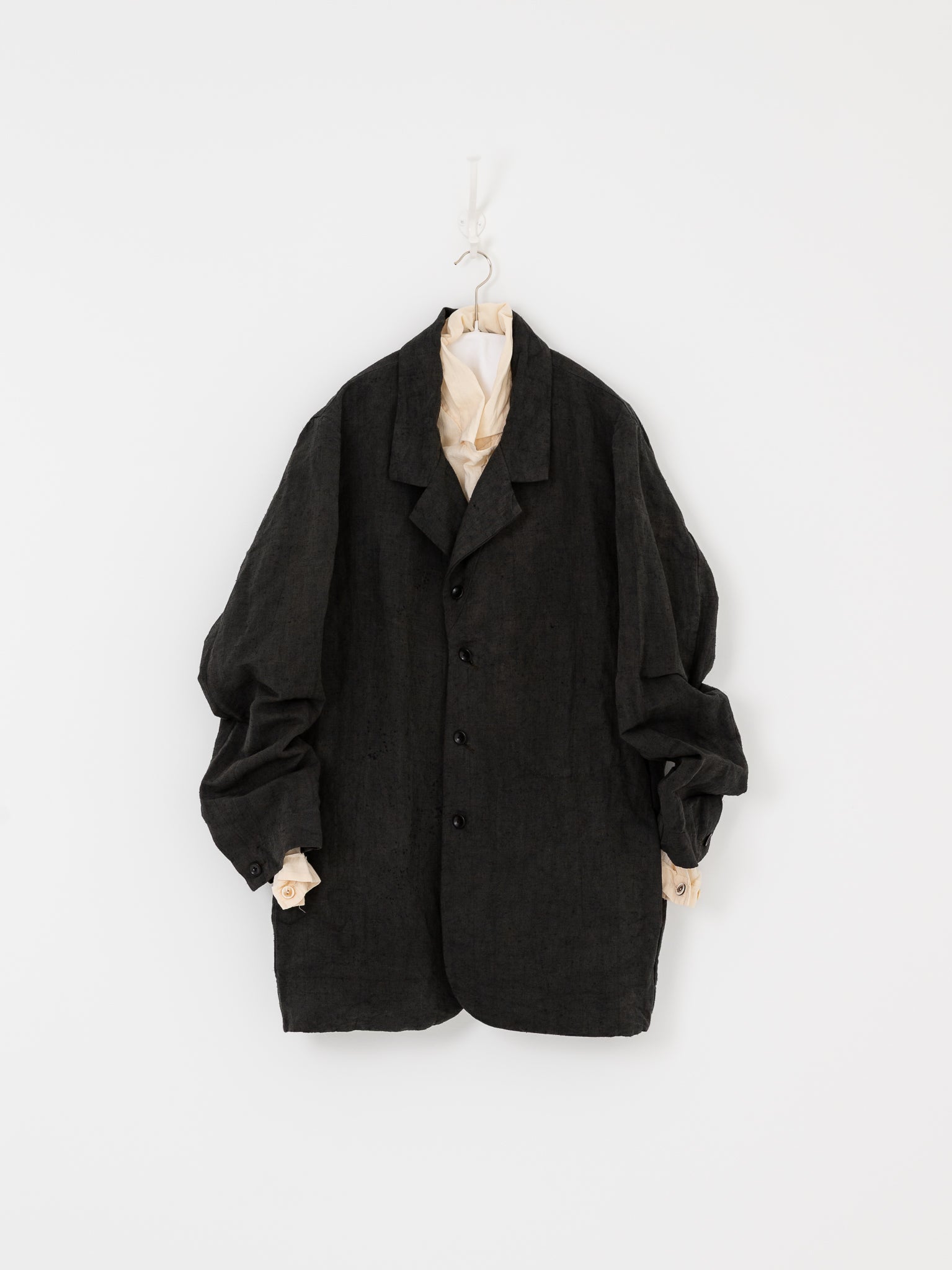 Atelier Suppan Hemp Jacket 01 in Blue Green - ATELIER SUPPAN at Worthwhile - shop JACKET