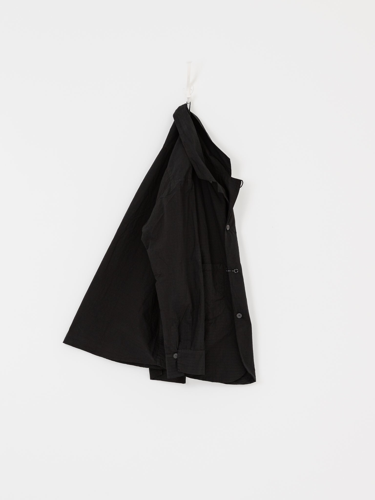 Atelier Suppan Shirt Jacket 16 in Black Stripes - ATELIER SUPPAN at Worthwhile - shop JACKET