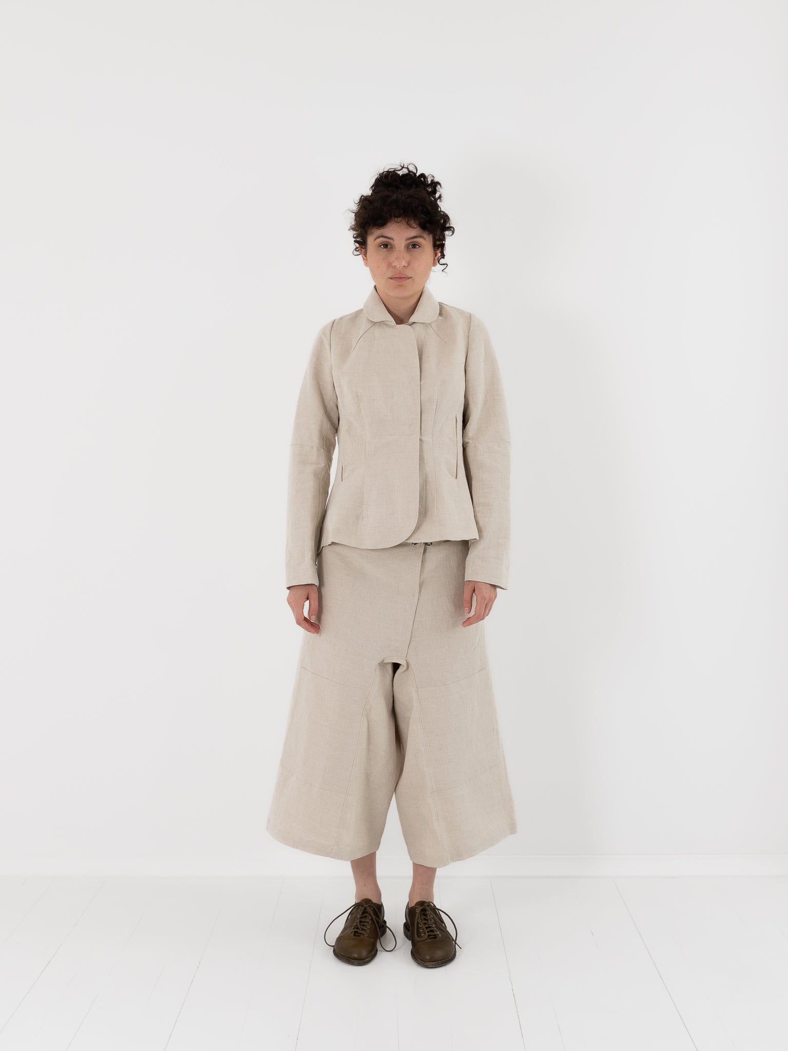 Atelier Suppan Toile Jacket 35 in White - ATELIER SUPPAN at Worthwhile - shop JACKET