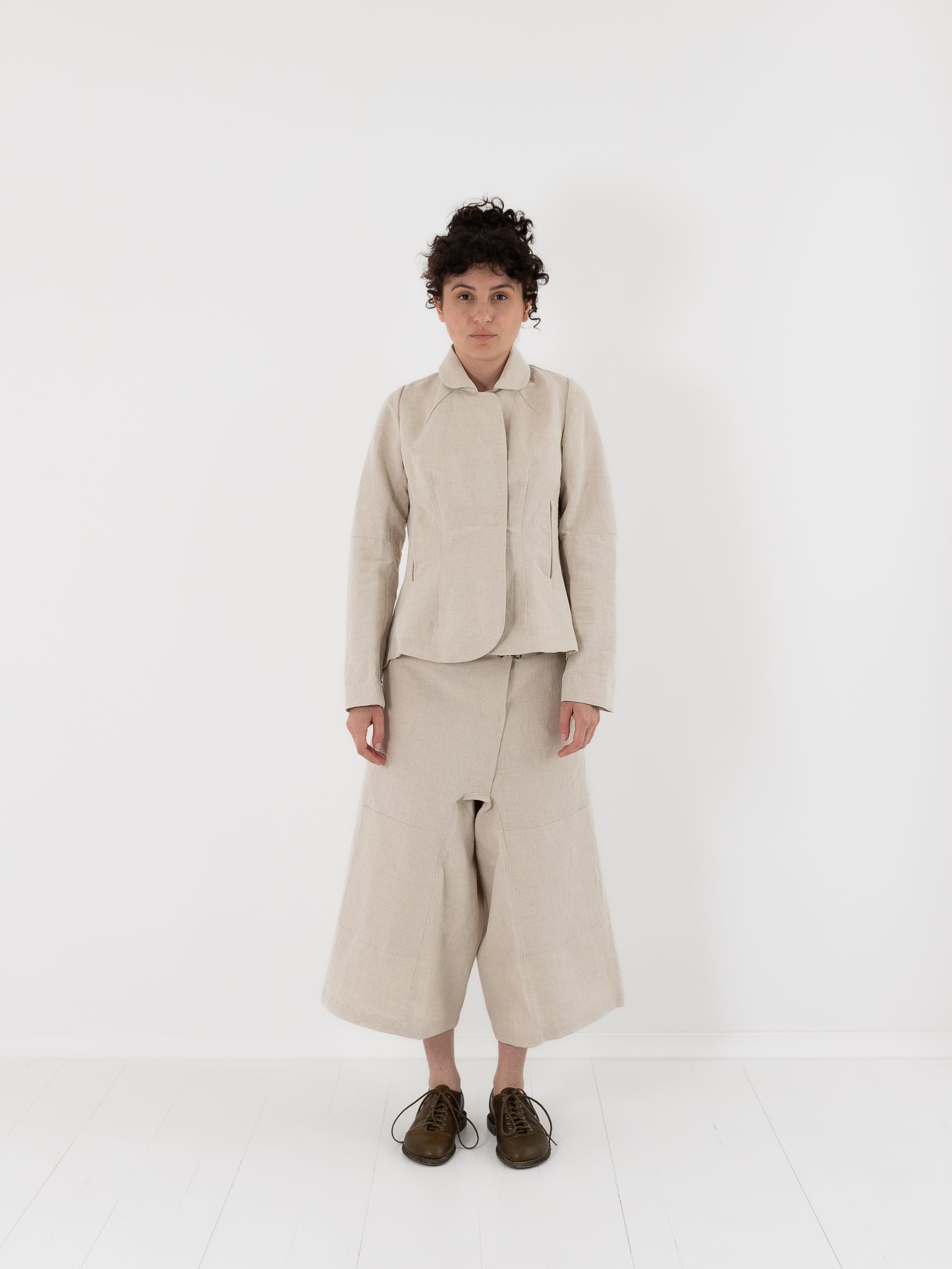 Atelier Suppan Toile Jacket 35 in White - ATELIER SUPPAN at Worthwhile - shop JACKET