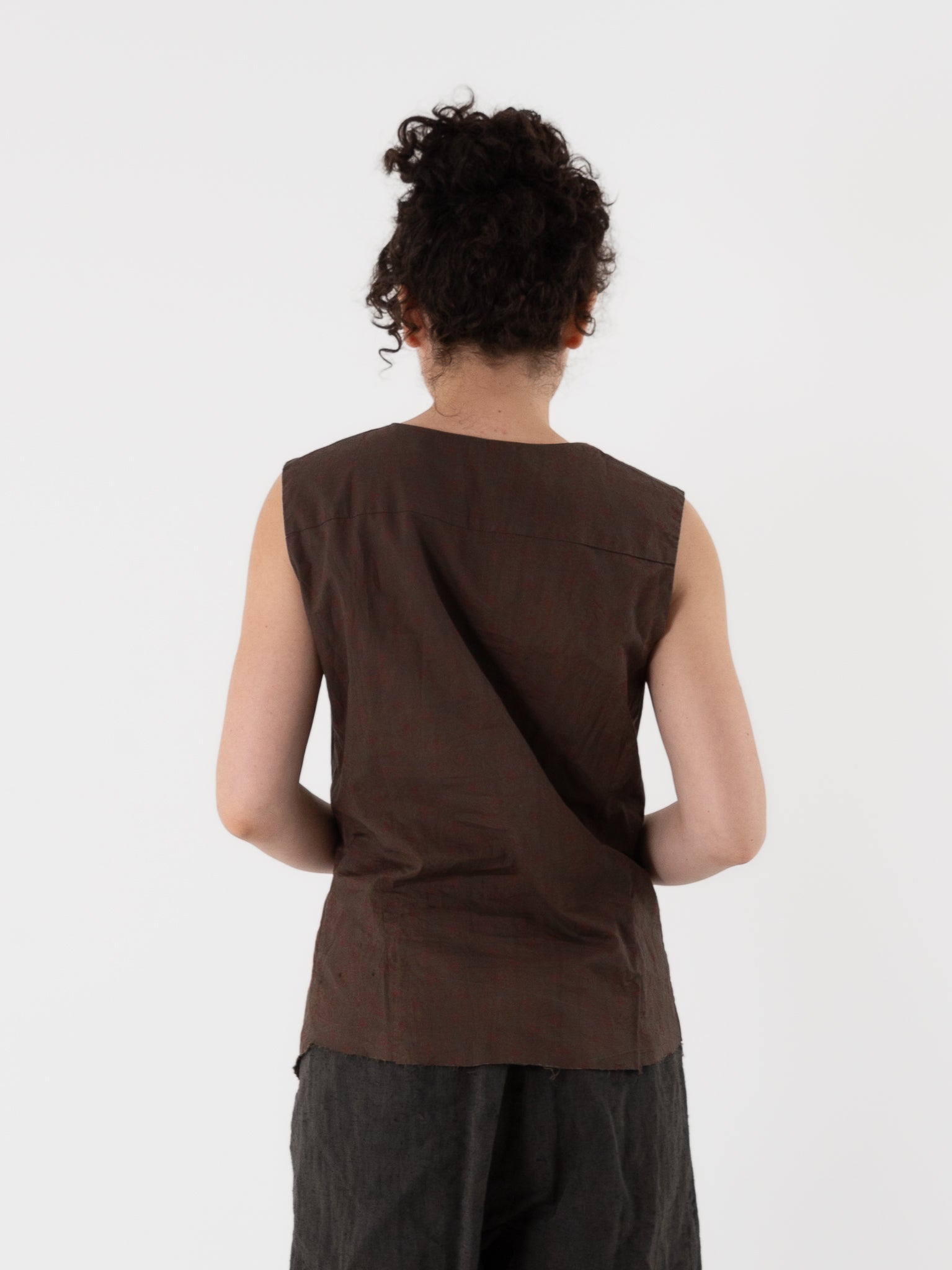 Atelier Suppan Printed Top 57 in Overdye - ATELIER SUPPAN at Worthwhile - shop TOP