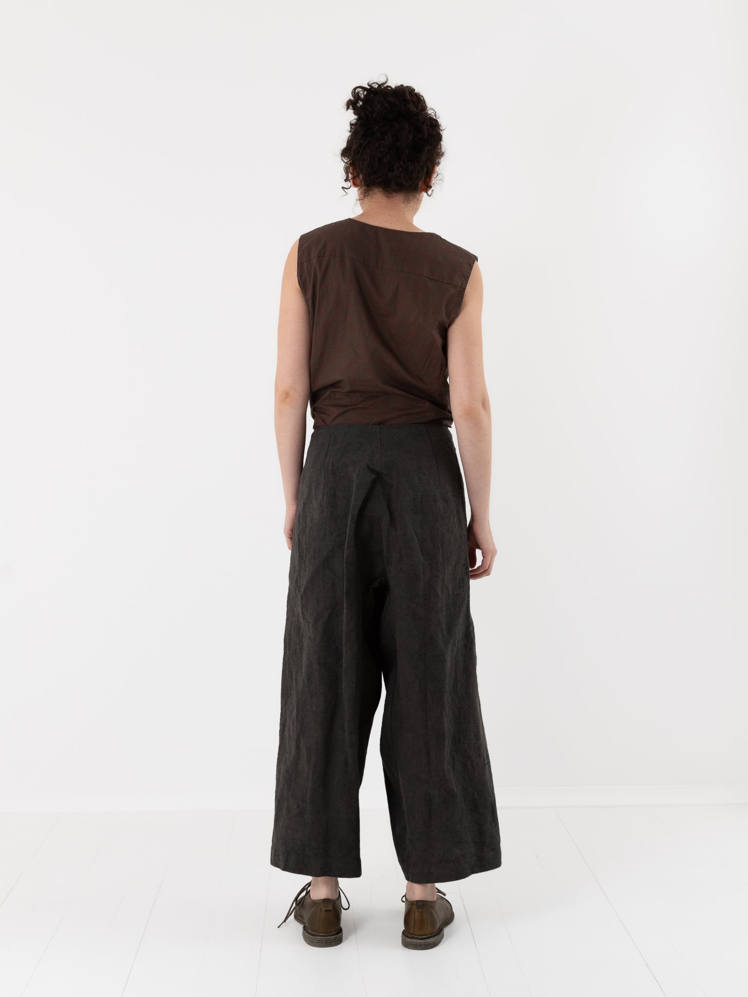 Atelier Suppan Round Hook Trousers 09 in Blue Green - ATELIER SUPPAN at Worthwhile - shop PANT