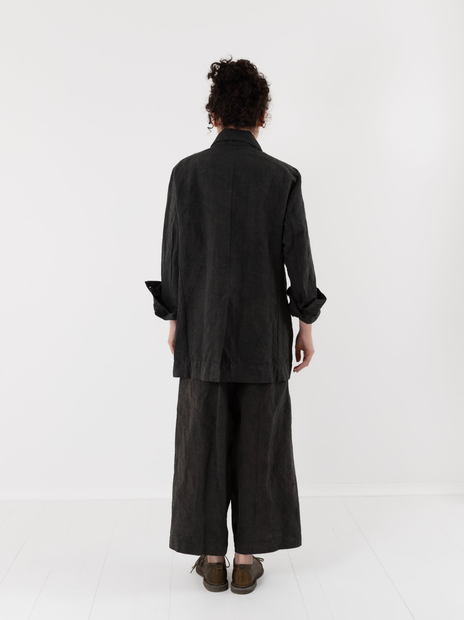 Atelier Suppan Hemp Jacket 01 in Blue Green - ATELIER SUPPAN at Worthwhile - shop JACKET