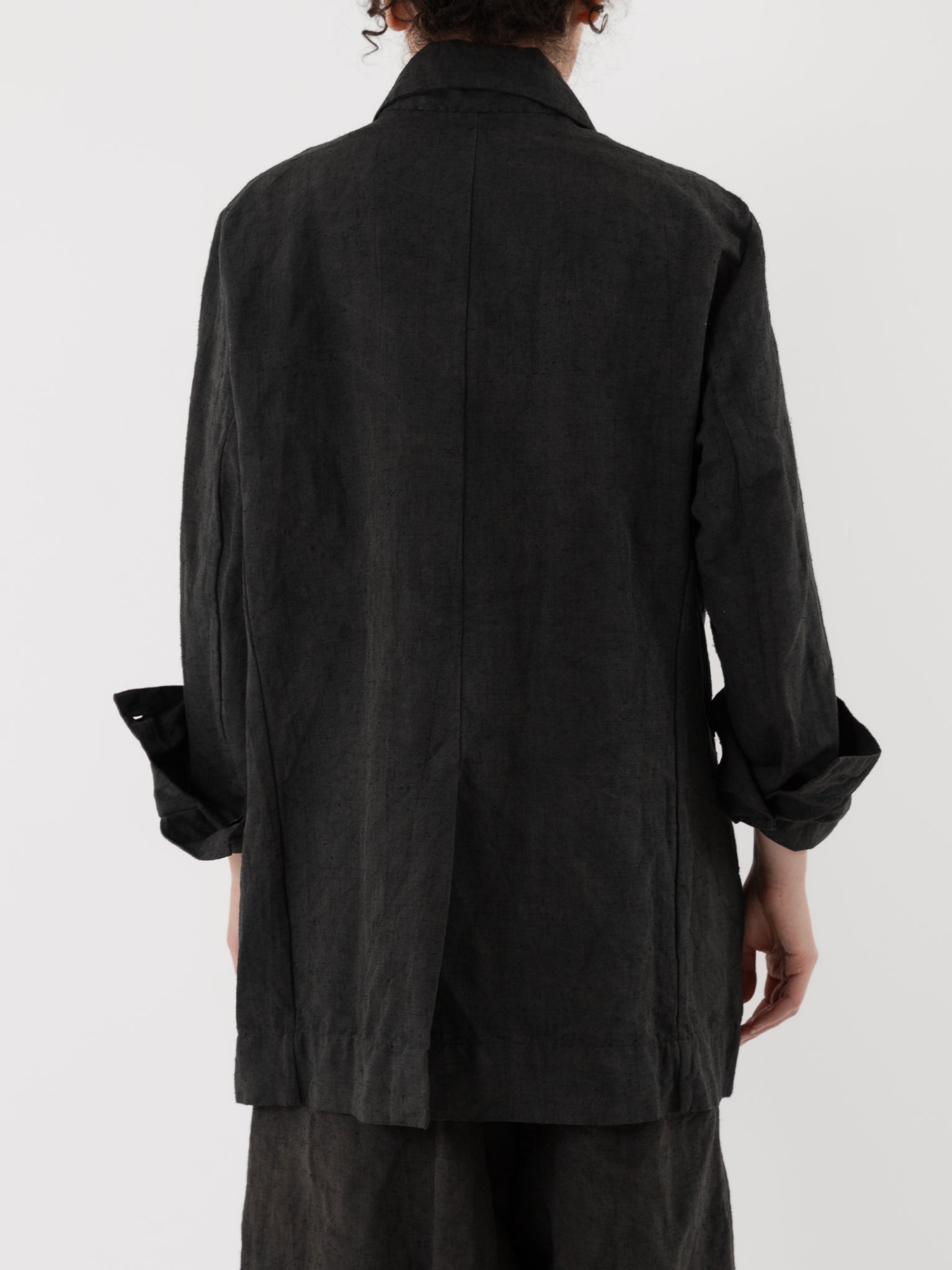Atelier Suppan Hemp Jacket 01 in Blue Green - ATELIER SUPPAN at Worthwhile - shop JACKET