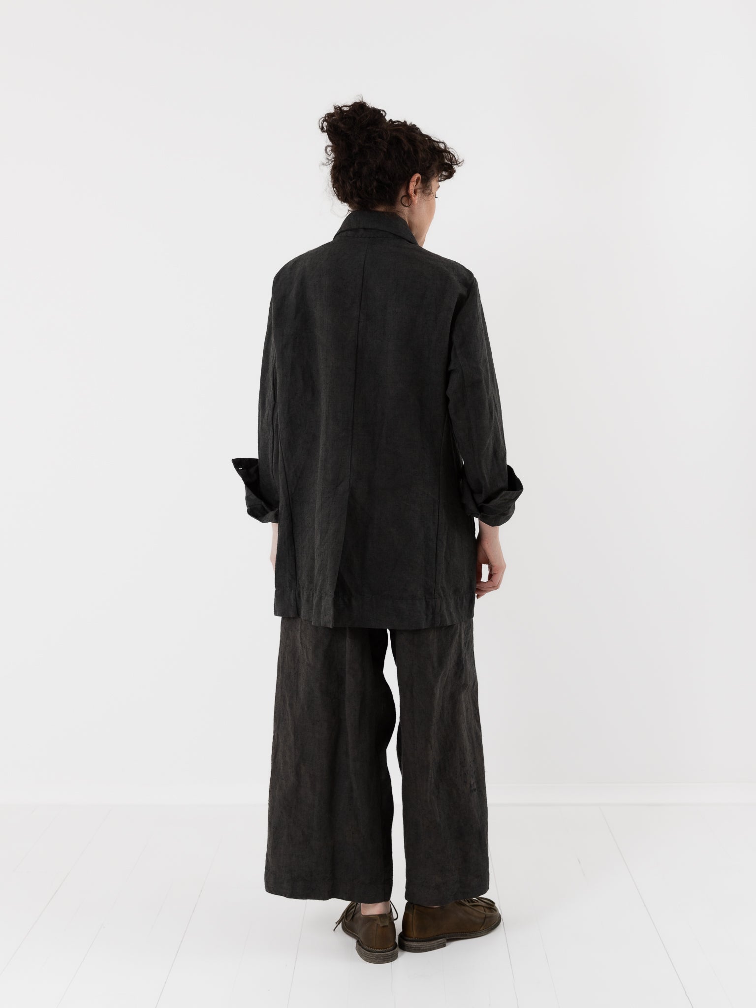 Atelier Suppan Hemp Jacket 01 in Blue Green - ATELIER SUPPAN at Worthwhile - shop JACKET