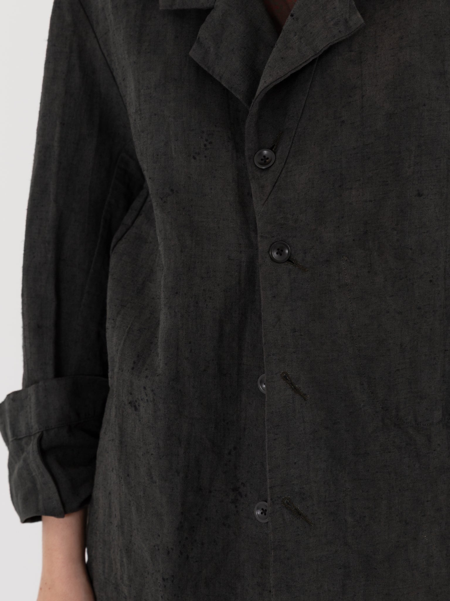 Atelier Suppan Hemp Jacket 01 in Blue Green - ATELIER SUPPAN at Worthwhile - shop JACKET