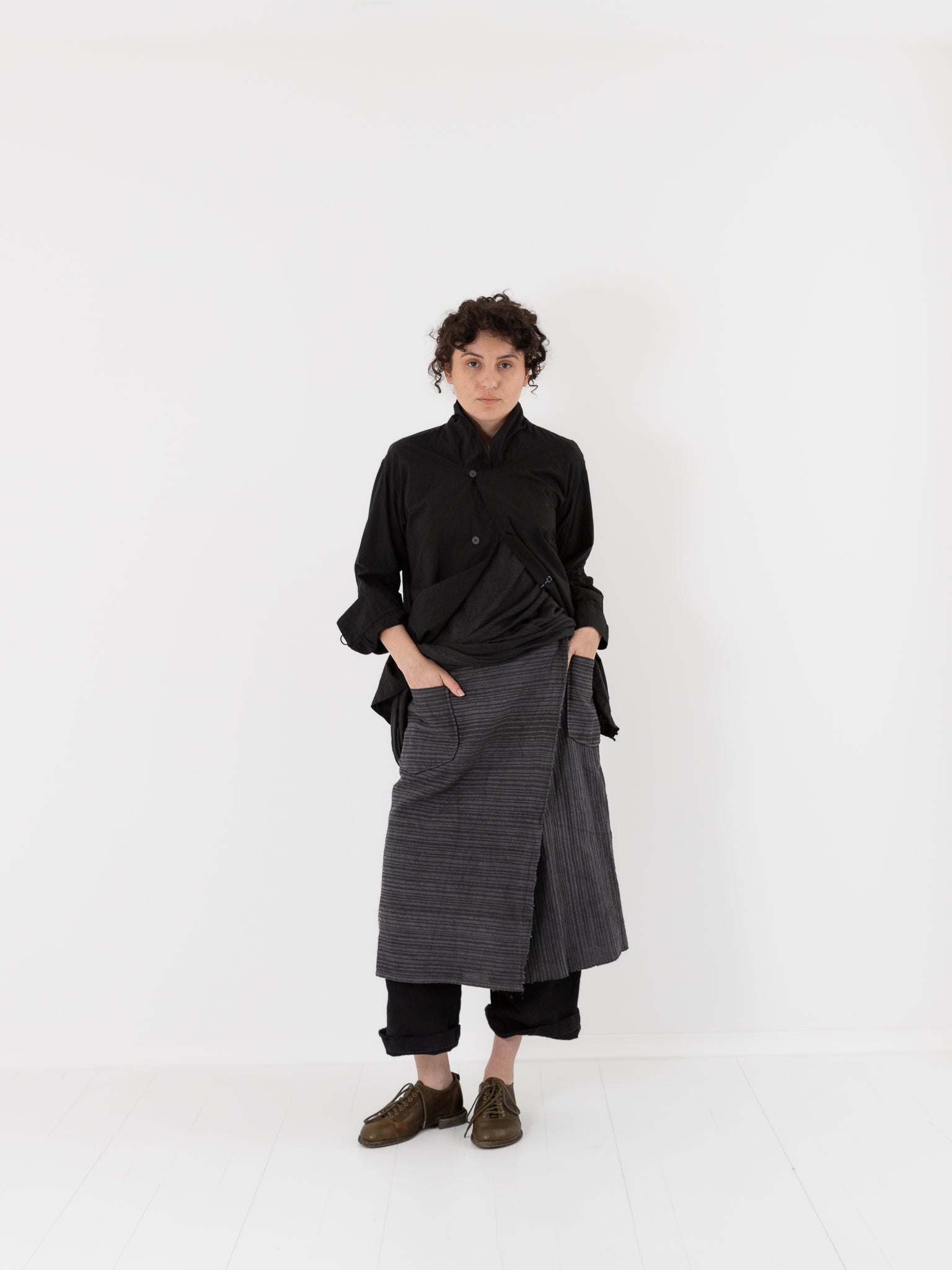 Atelier Suppan Handwoven Apron Skirt 50 - ATELIER SUPPAN at Worthwhile - shop SKIRT