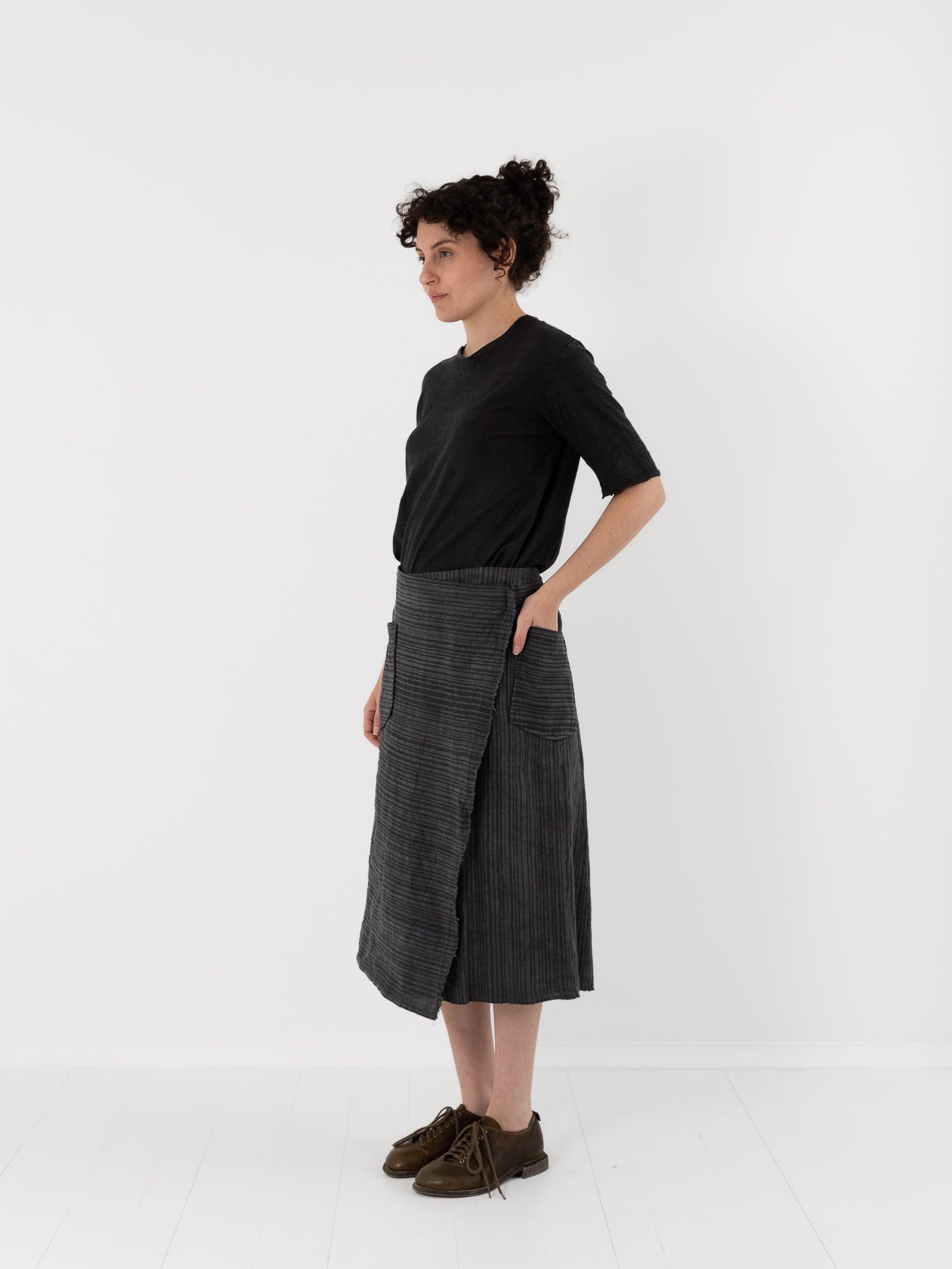 Atelier Suppan Handwoven Apron Skirt 50 - ATELIER SUPPAN at Worthwhile - shop SKIRT