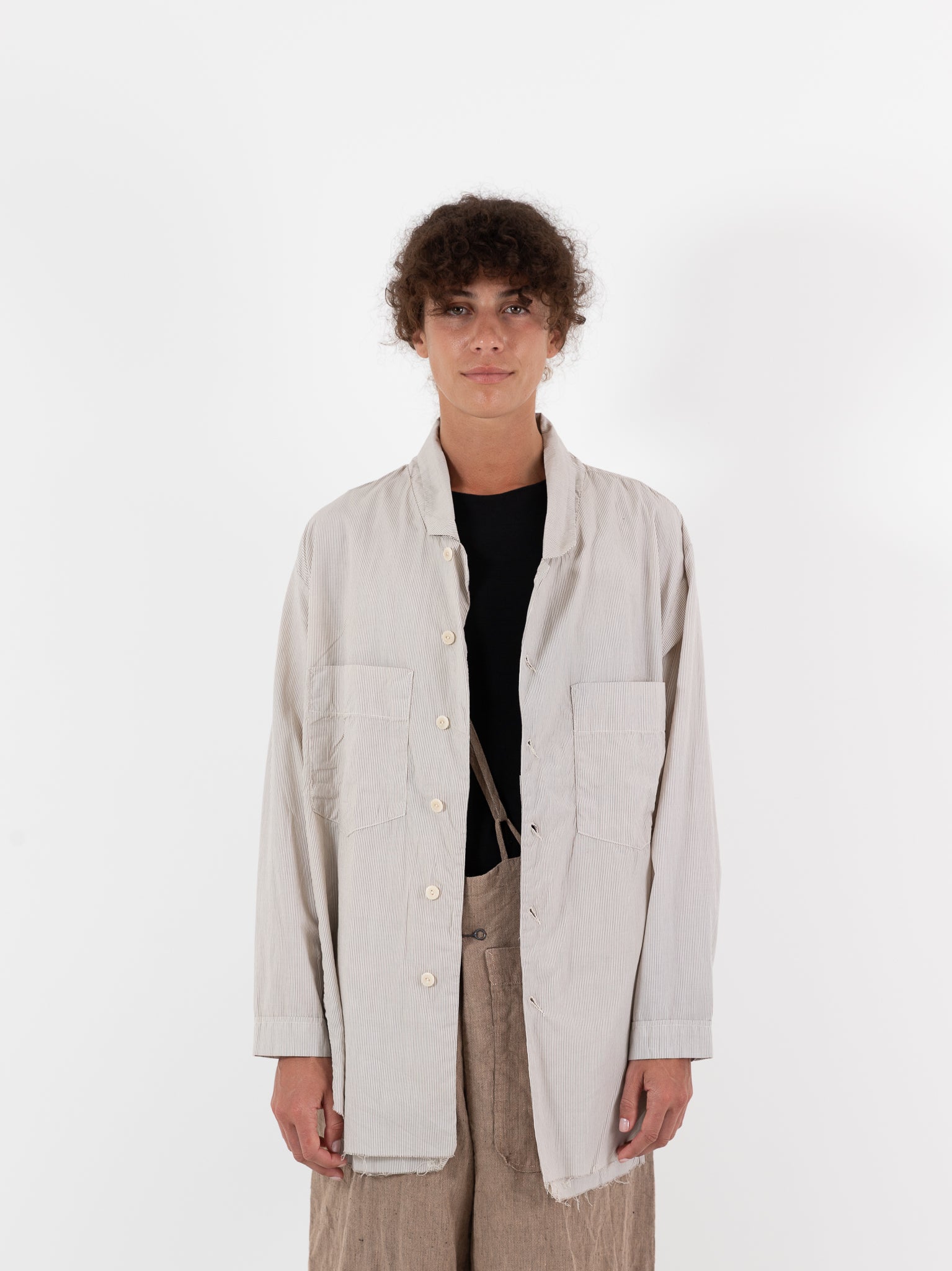 Atelier Suppan Men's Shirt 37 in Tea Dye - ATELIER SUPPAN at Worthwhile - shop TOP