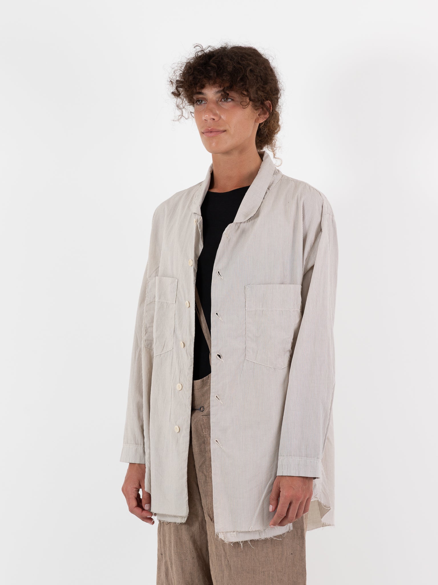 Atelier Suppan Men's Shirt 37 in Tea Dye - ATELIER SUPPAN at Worthwhile - shop TOP