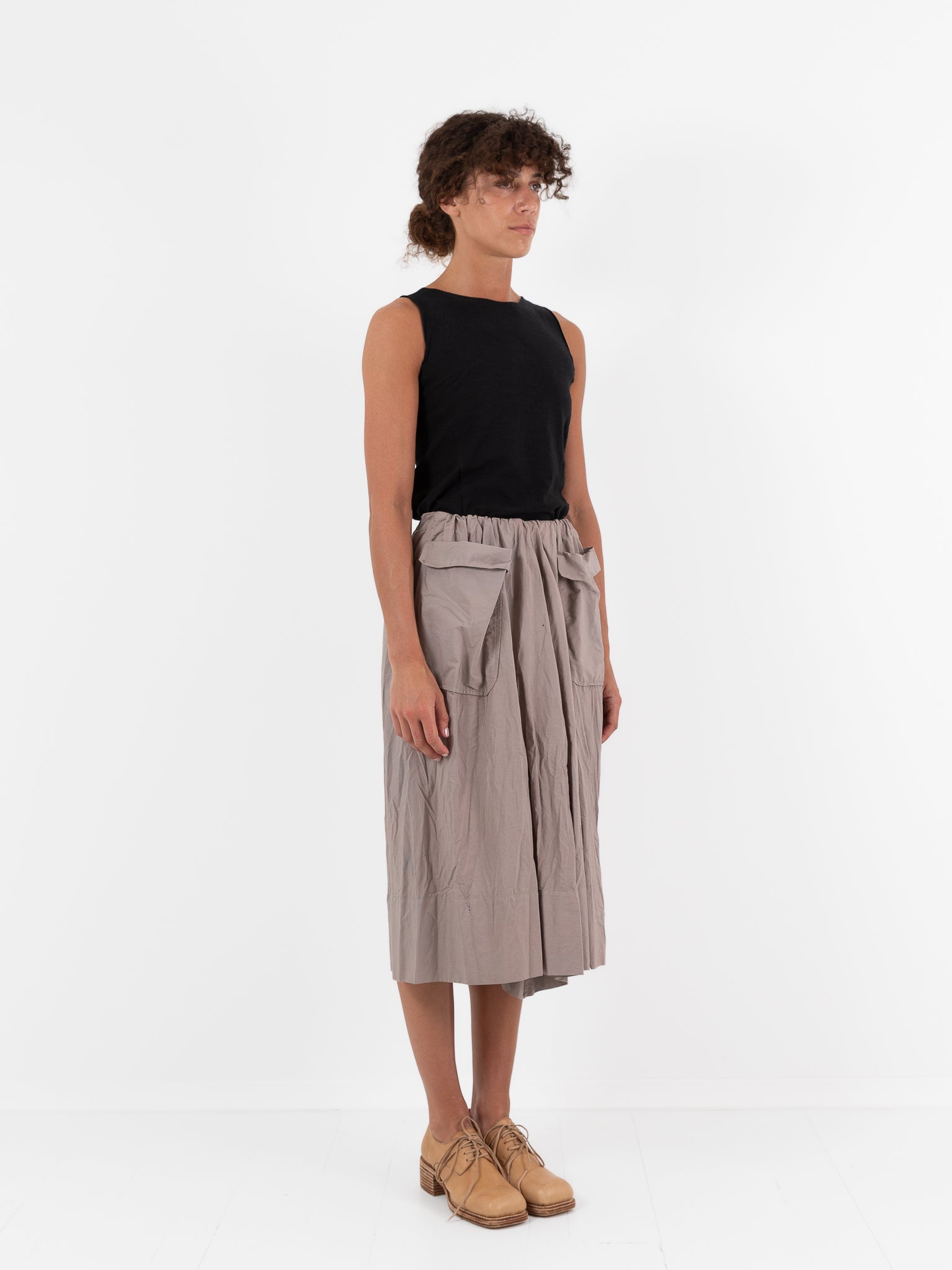 Atelier Suppan Skirt 57 in Tea Dye - ATELIER SUPPAN at Worthwhile - shop SKIRT