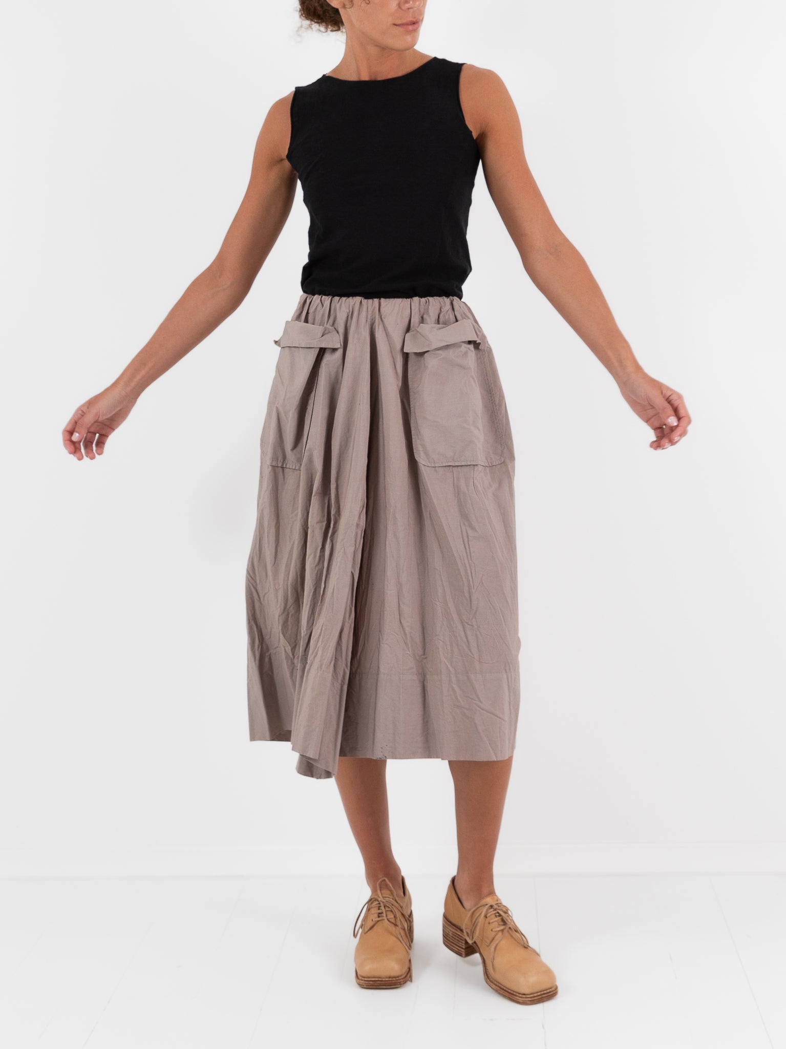 Atelier Suppan Skirt 57 in Tea Dye - ATELIER SUPPAN at Worthwhile - shop SKIRT