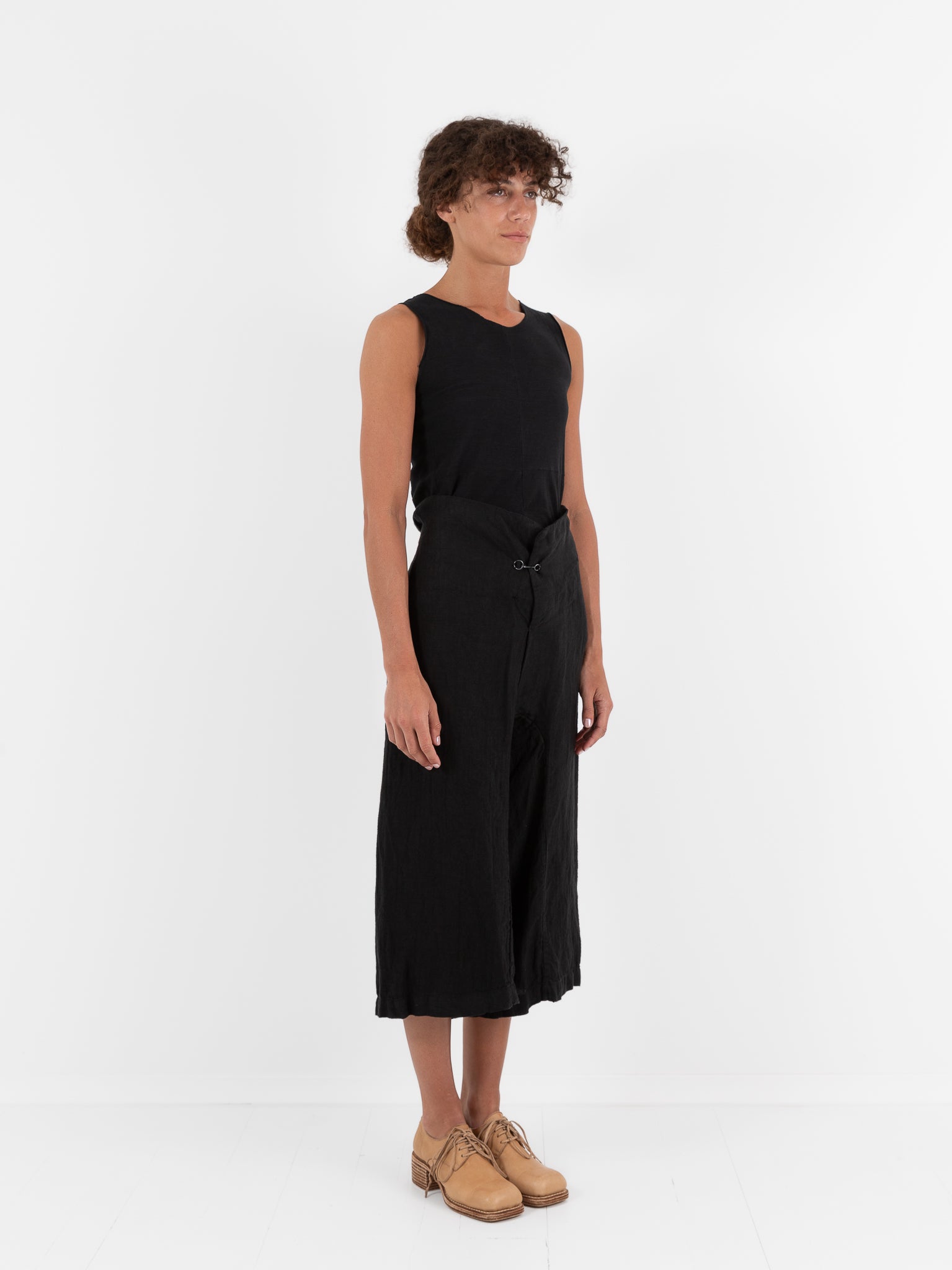 Atelier Suppan Round Hook Shorts 14 in Dark - ATELIER SUPPAN at Worthwhile - shop PANT