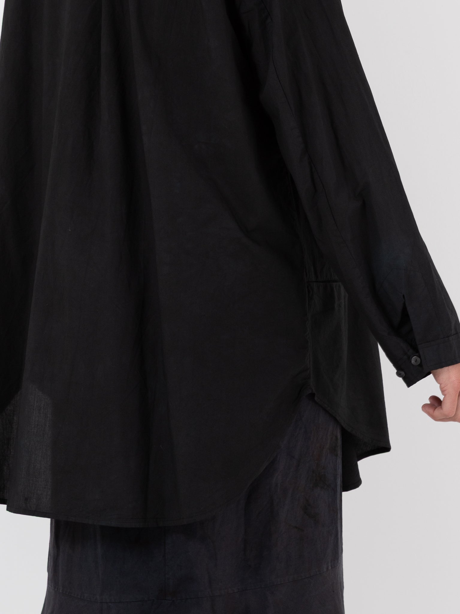 Atelier Suppan Shirt Jacket 35 with Round Hook in Dark - ATELIER SUPPAN at Worthwhile - shop JACKET