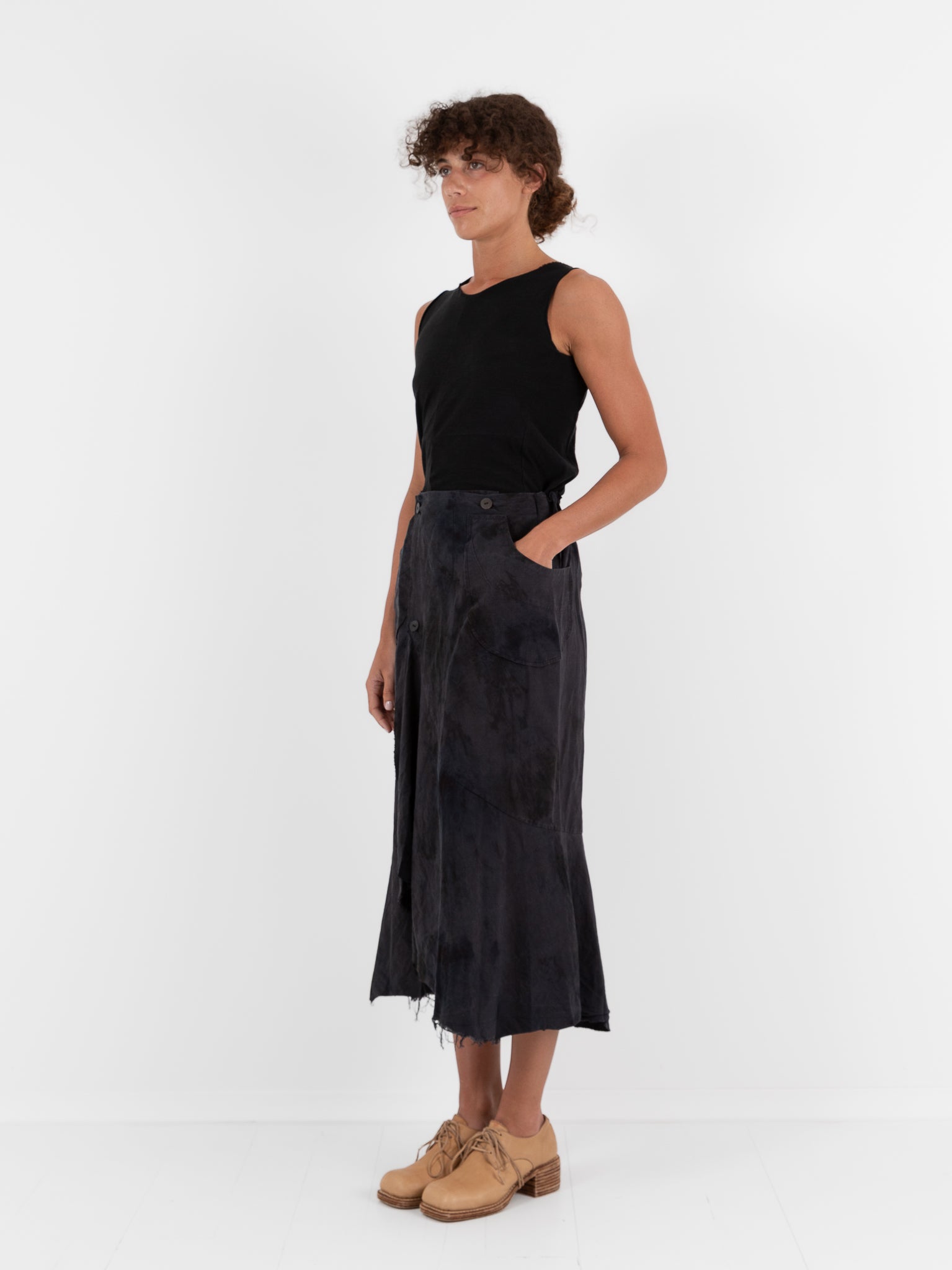 Atelier Suppan Skirt 54 in Dark - ATELIER SUPPAN at Worthwhile - shop SKIRT