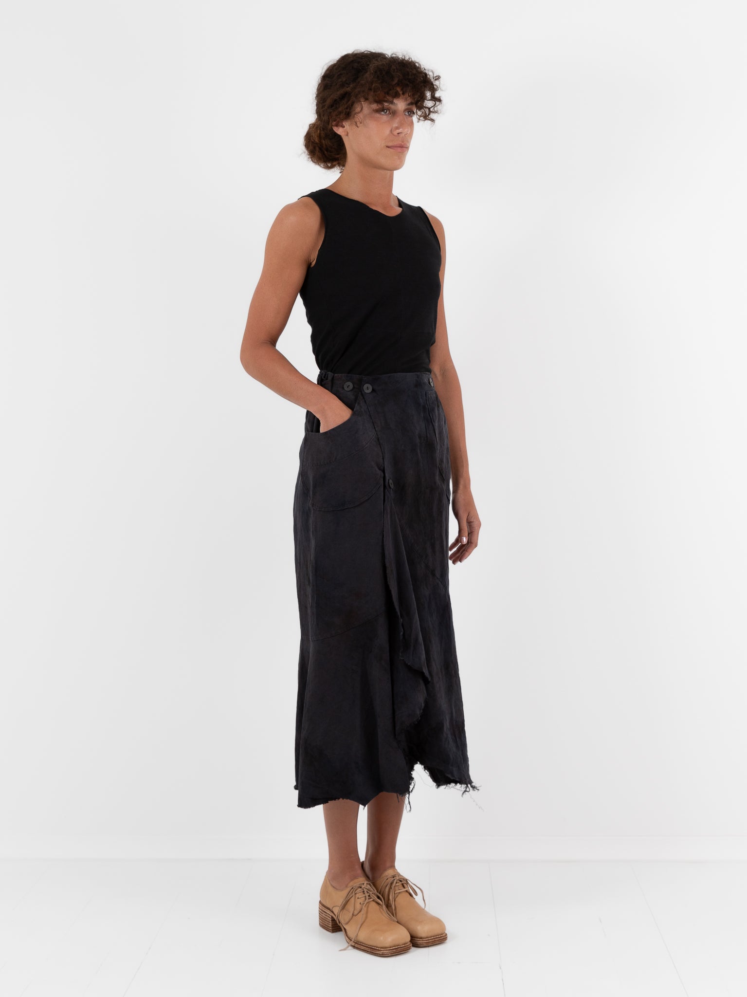 Atelier Suppan Skirt 54 in Dark - ATELIER SUPPAN at Worthwhile - shop SKIRT
