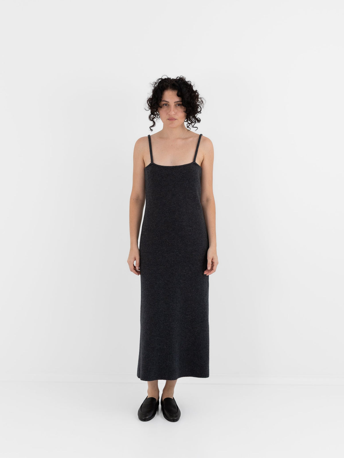 Auralee Fulled Wool Knit Dress - AURALEE at Worthwhile - shop DRESS