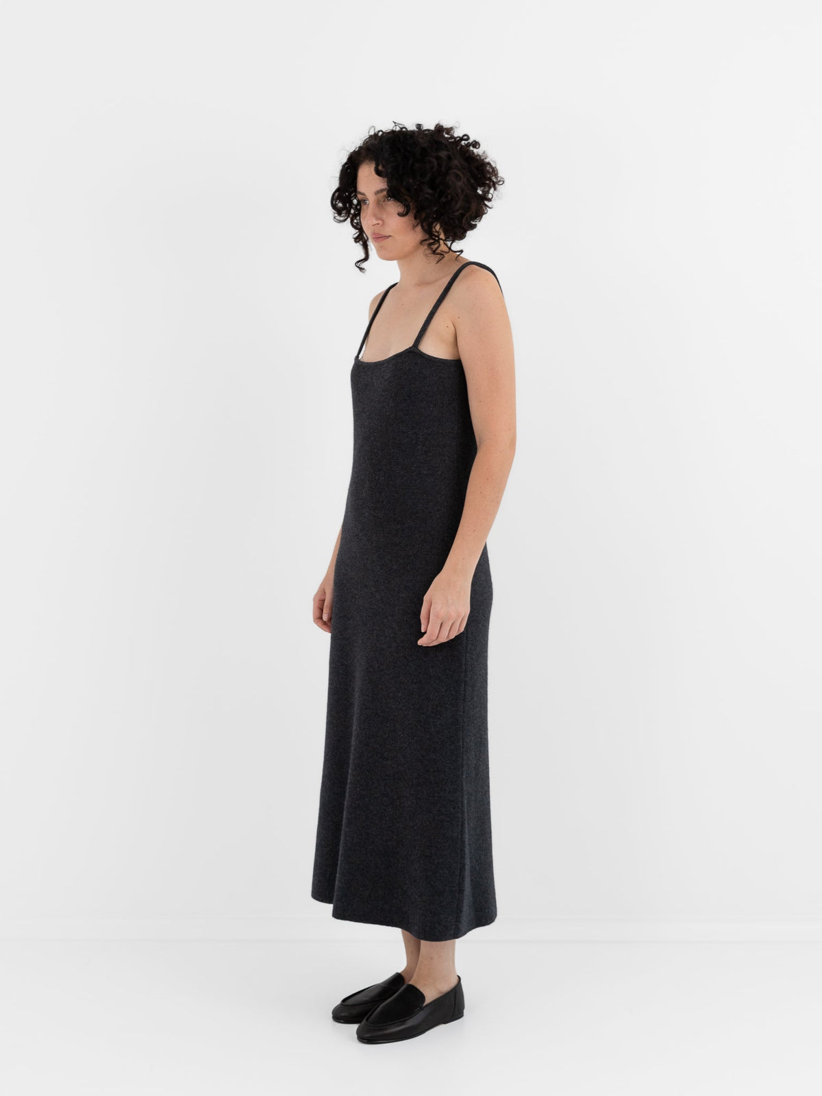 Auralee Fulled Wool Knit Dress - AURALEE at Worthwhile - shop DRESS