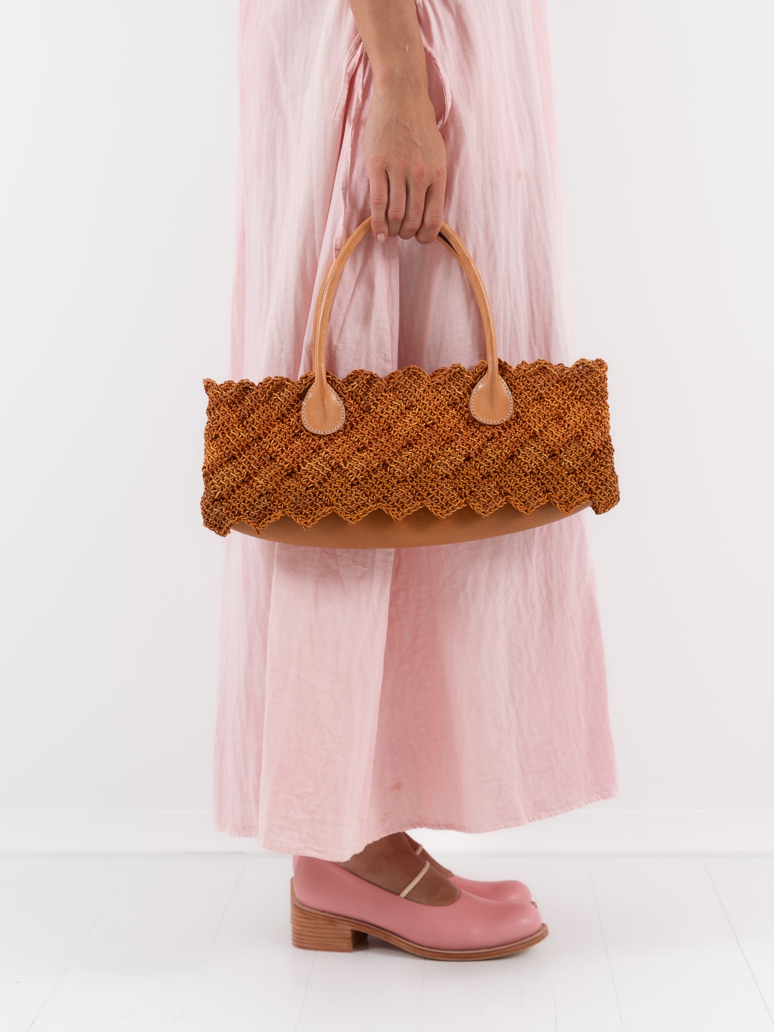 The Backward Vendor Weaver Pouch in Natural - THE BACKWARD VENDOR at Worthwhile - shop BAG