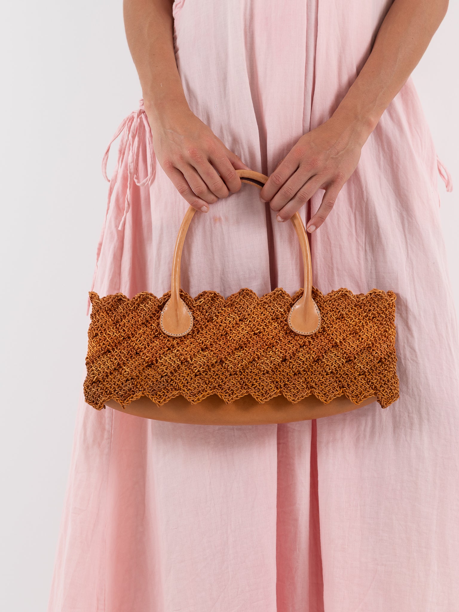 The Backward Vendor Weaver Pouch in Natural - THE BACKWARD VENDOR at Worthwhile - shop BAG