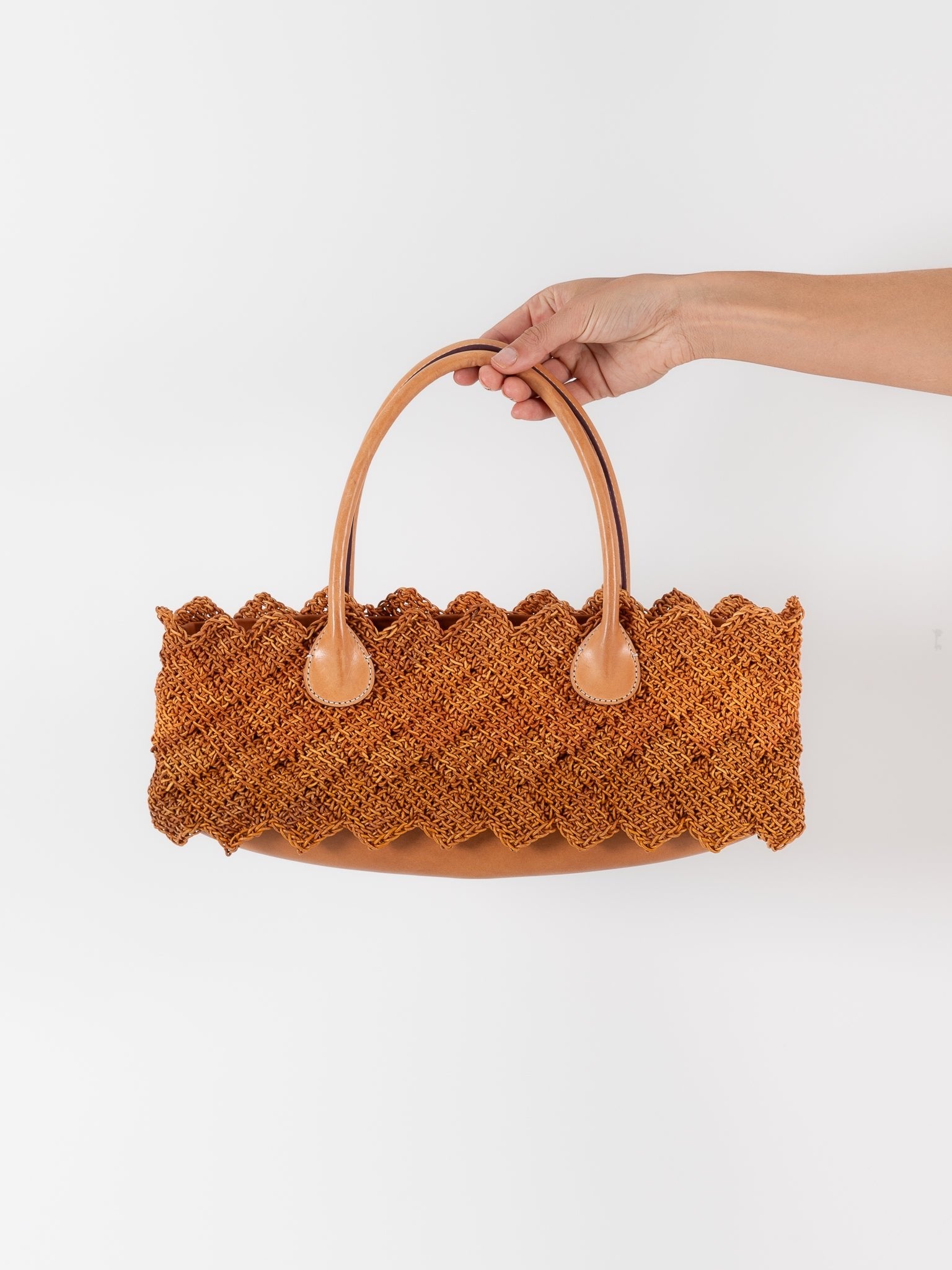 The Backward Vendor Weaver Pouch in Natural - THE BACKWARD VENDOR at Worthwhile - shop BAG