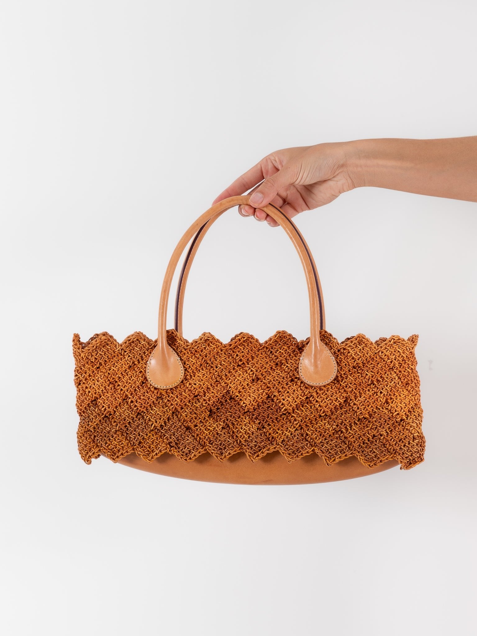 The Backward Vendor Weaver Pouch in Natural - THE BACKWARD VENDOR at Worthwhile - shop BAG