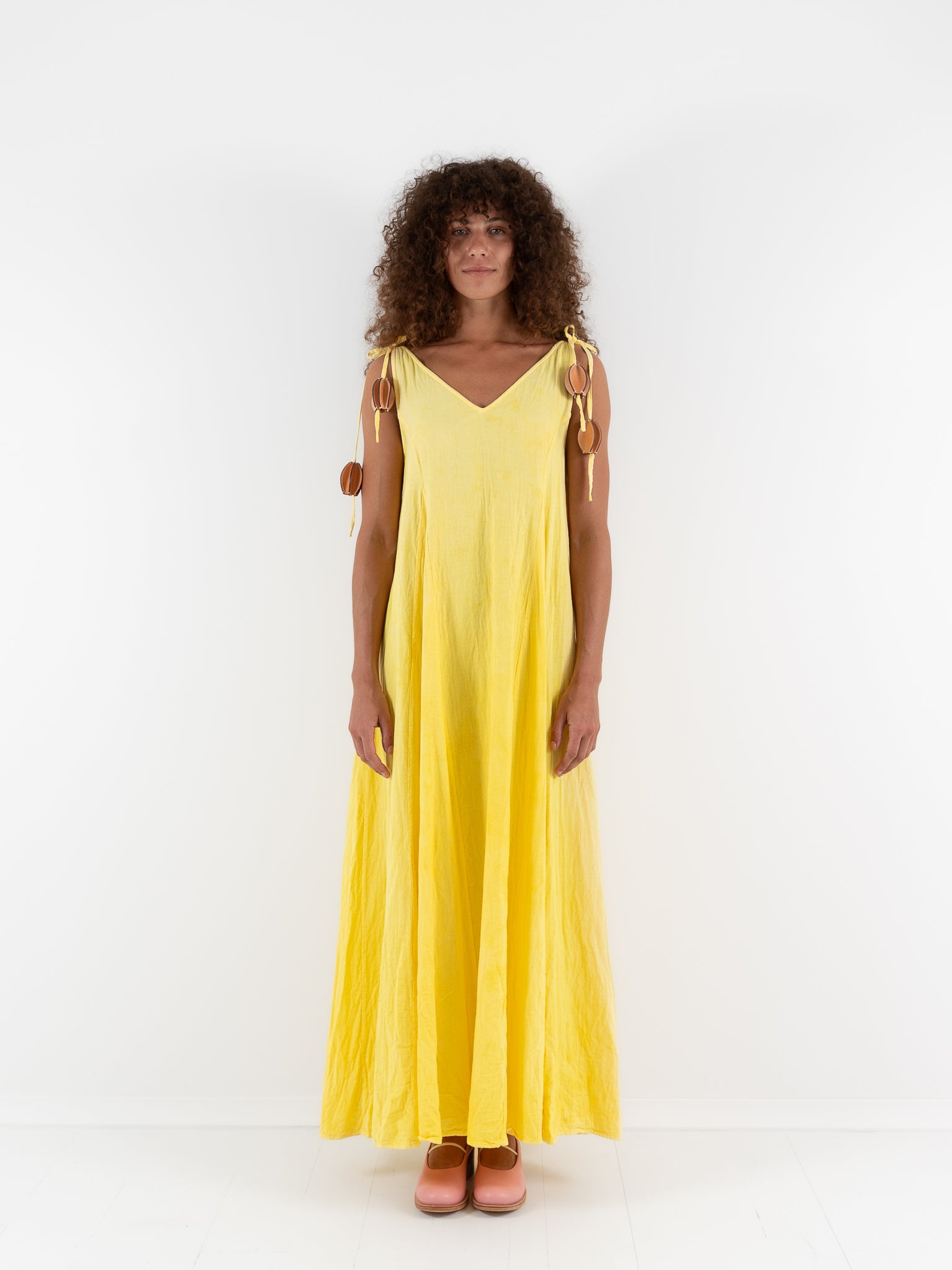 The Backward Vendor Tent Dress in Marigold - THE BACKWARD VENDOR at Worthwhile - shop DRESS
