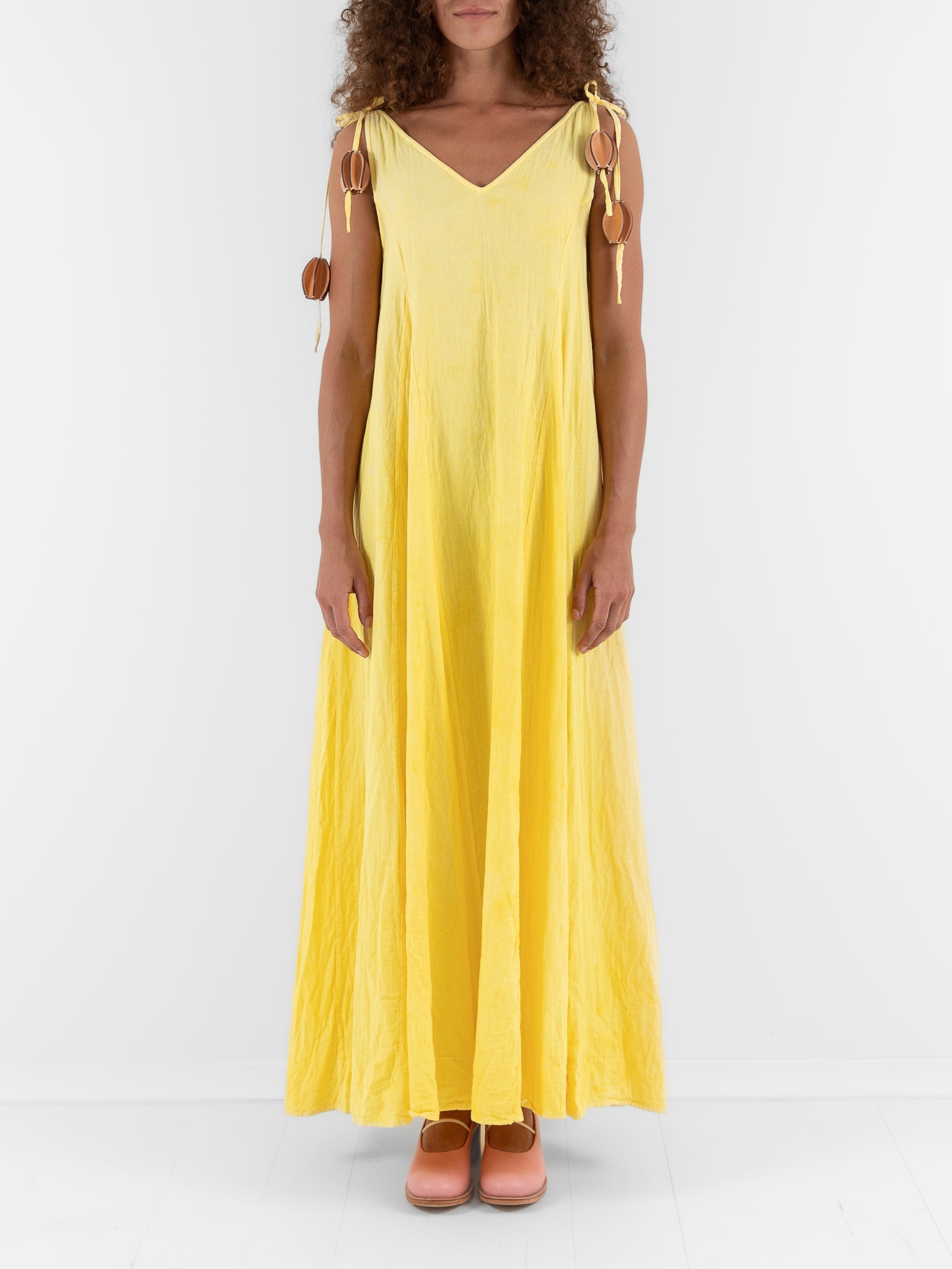 The Backward Vendor Tent Dress in Marigold - THE BACKWARD VENDOR at Worthwhile - shop DRESS