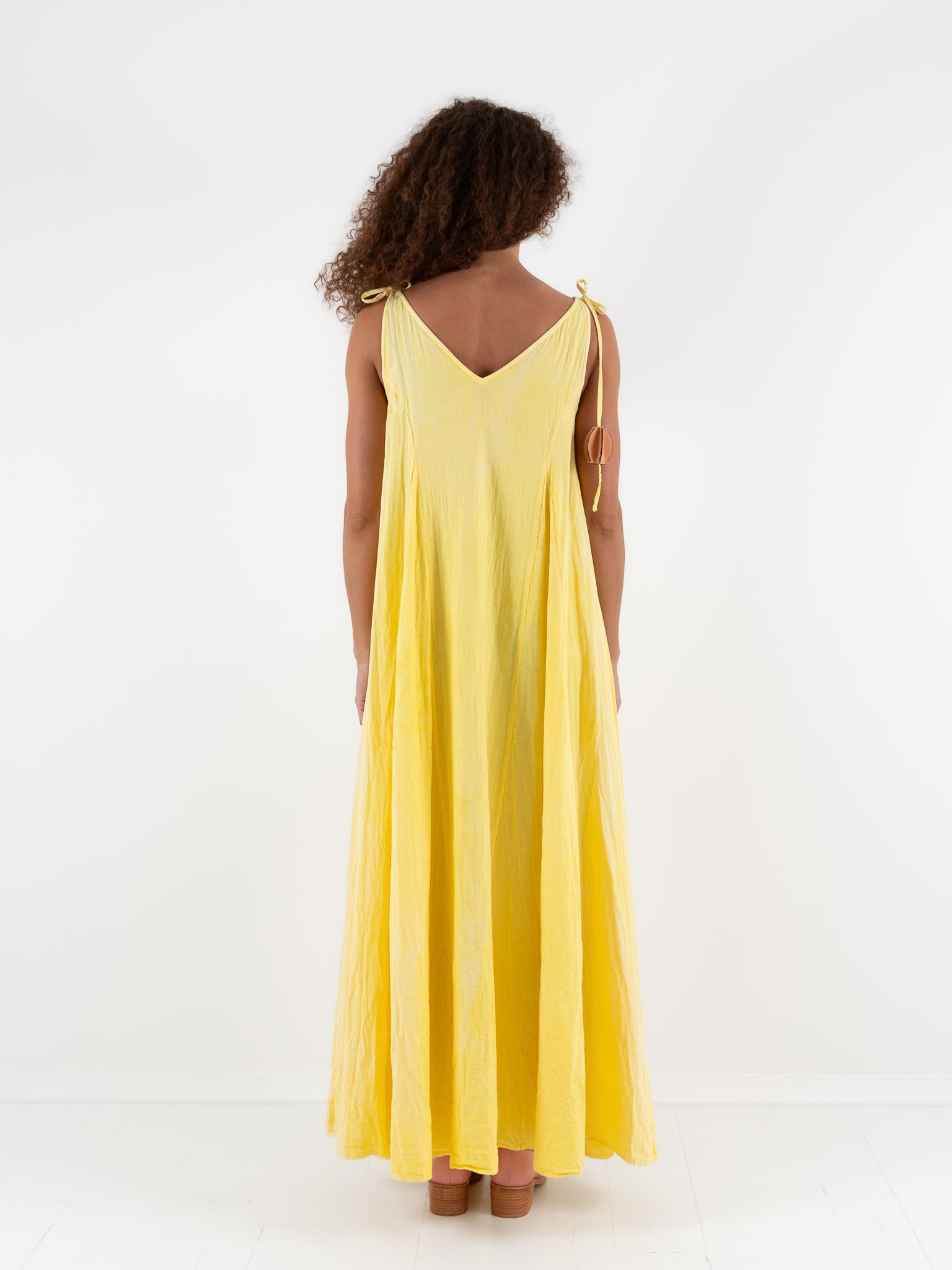 The Backward Vendor Tent Dress in Marigold - THE BACKWARD VENDOR at Worthwhile - shop DRESS