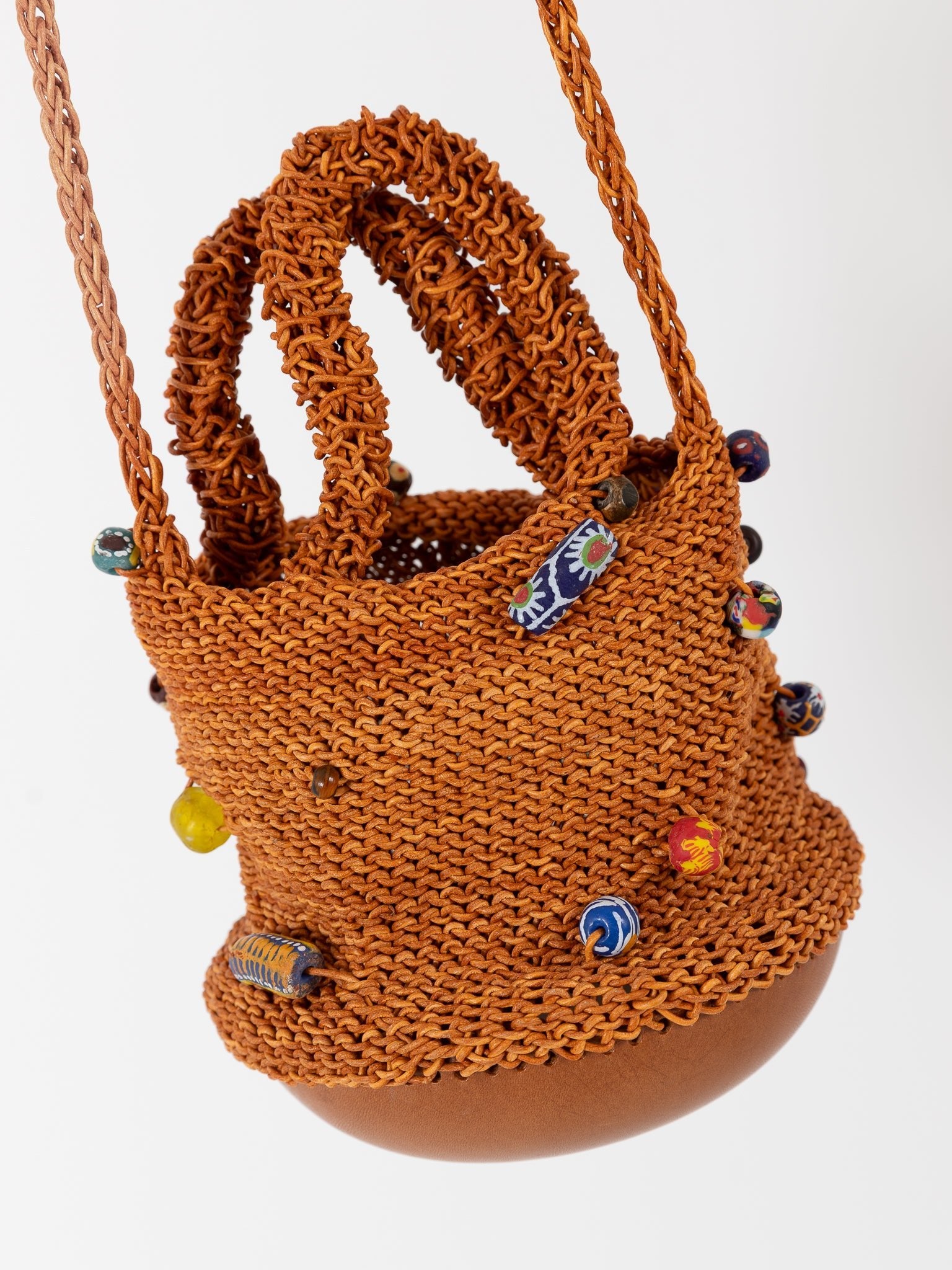 The Backward Vendor Bead Pouch in Natural - THE BACKWARD VENDOR at Worthwhile - shop BAG