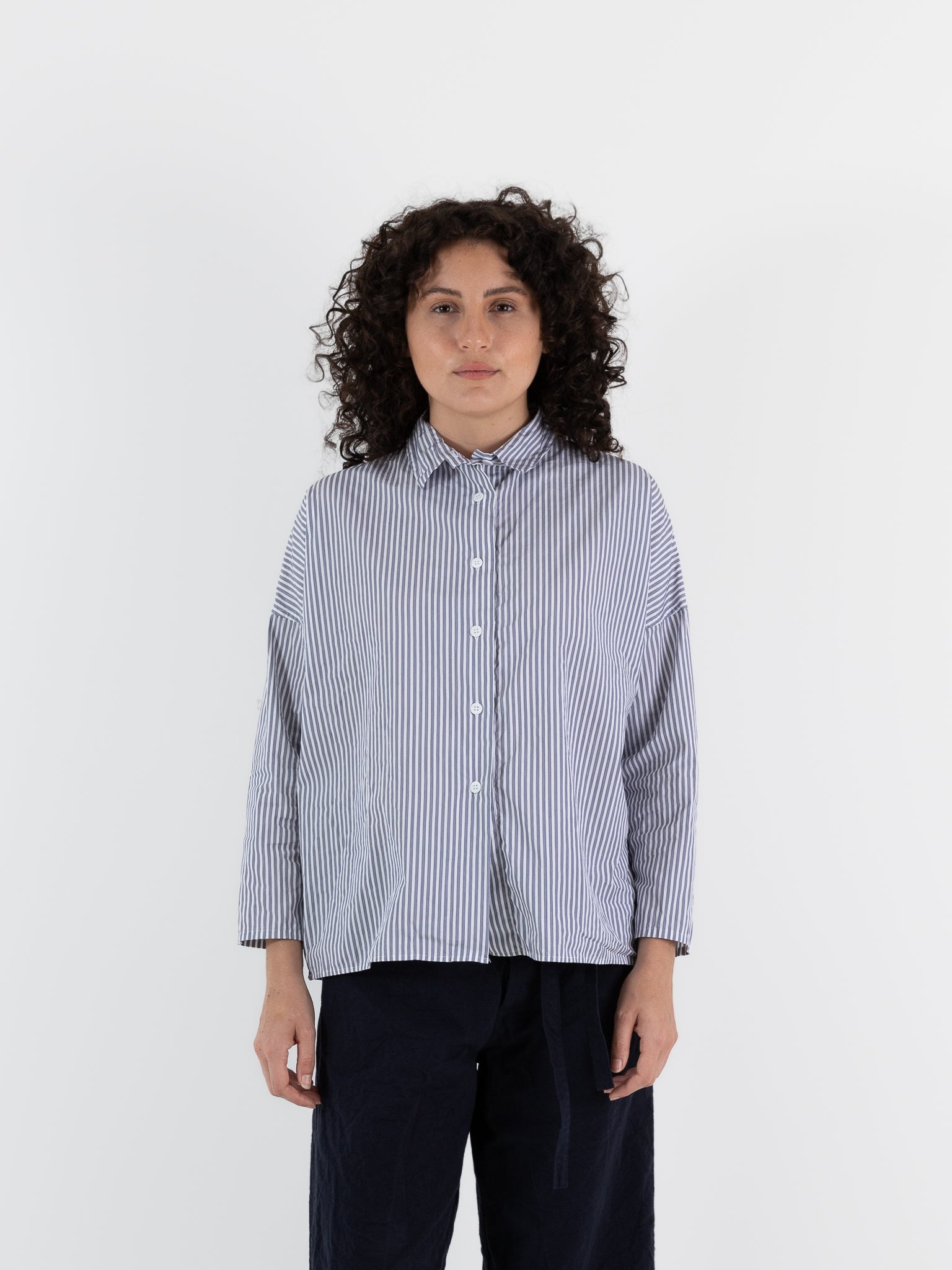 Bergfabel Tina Shirt in Stripe - BERGFABEL at Worthwhile - shop TOP