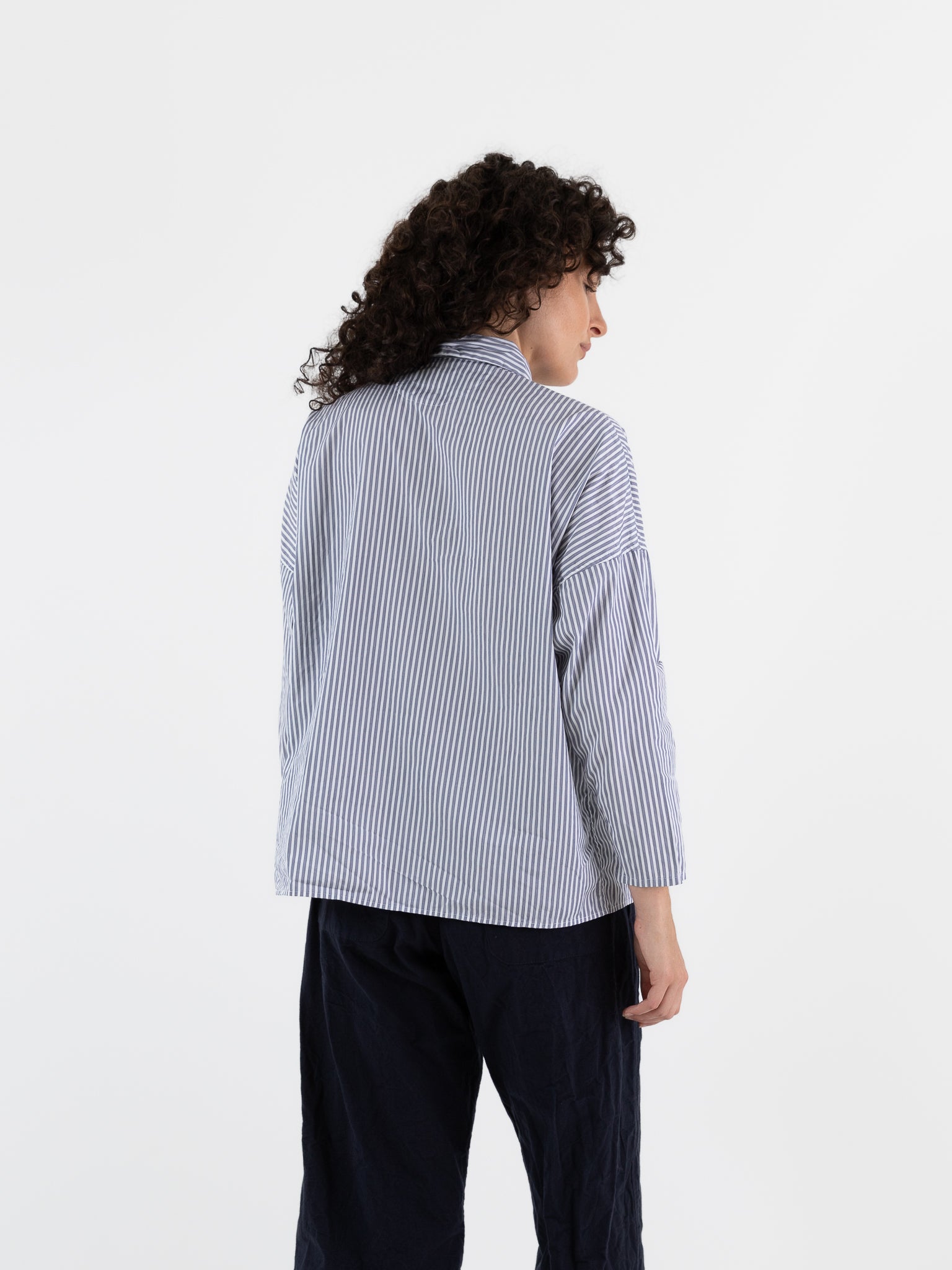Bergfabel Tina Shirt in Stripe - BERGFABEL at Worthwhile - shop TOP